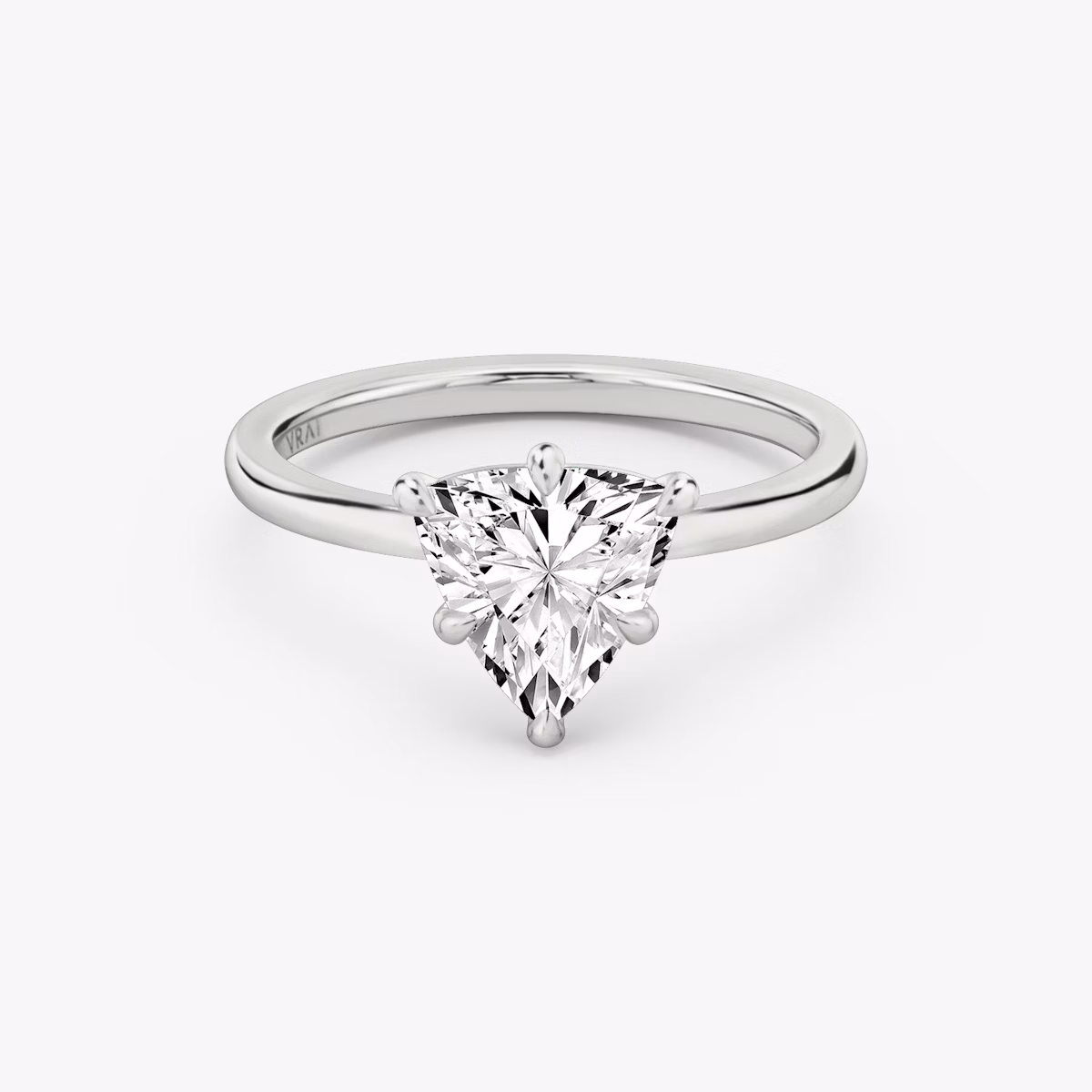 The Signature 6 Prong | Trillion | Platinum | bandAccent: Plain | bandWidth: standard | hiddenHalo: no | diamondOrientation: vertical | caratWeight: other