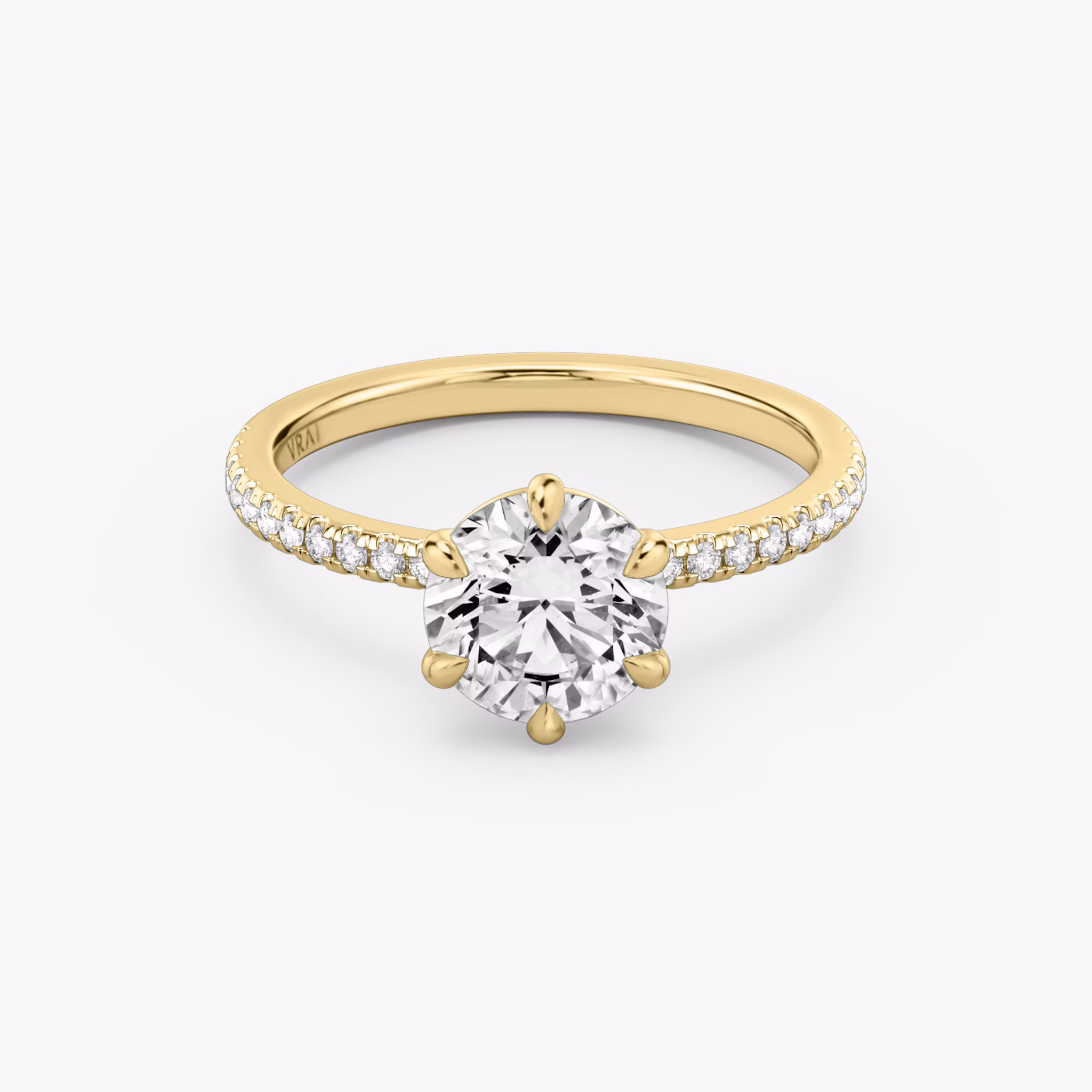 Signature Solitaire Round engagement ring