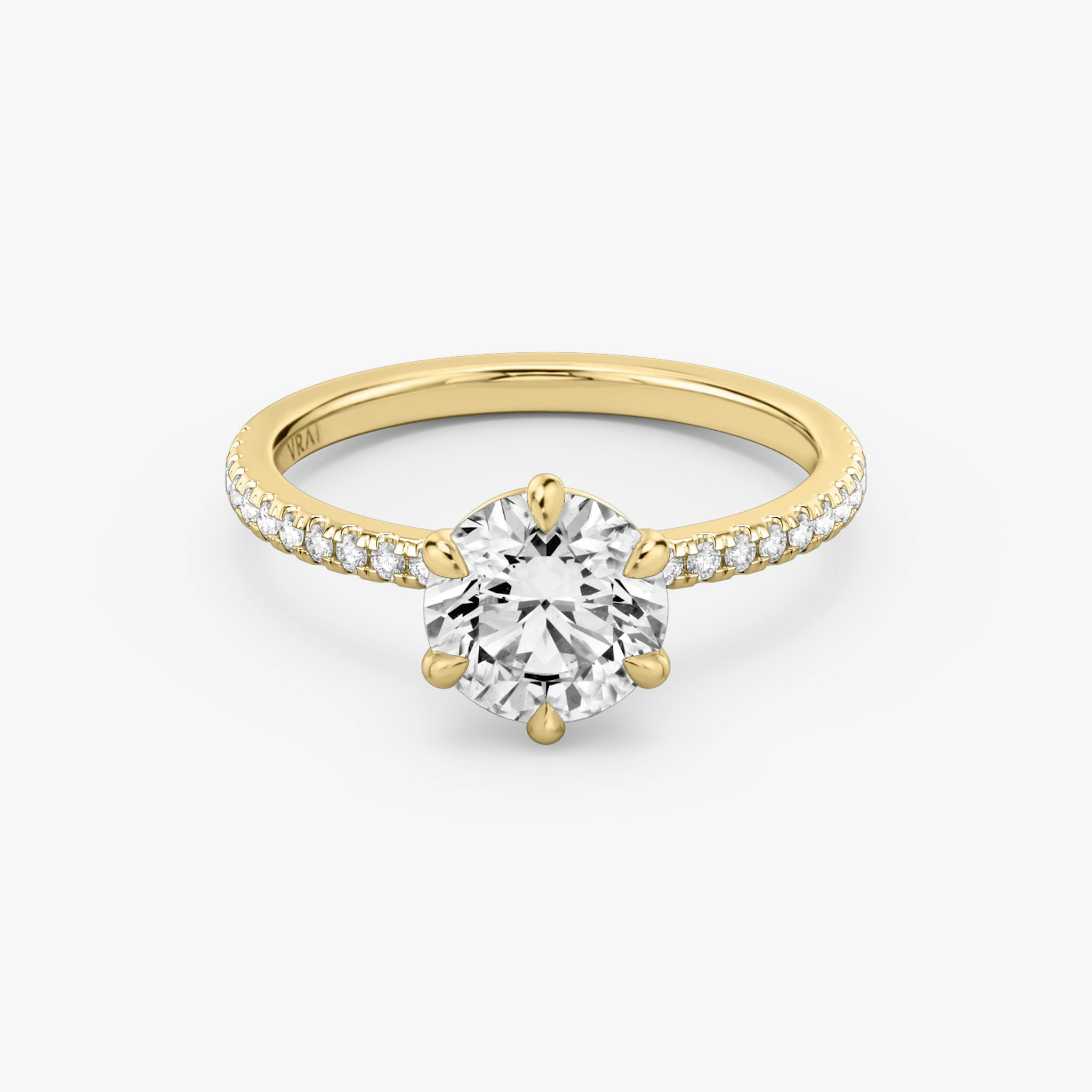 Signature Solitaire Round engagement ring