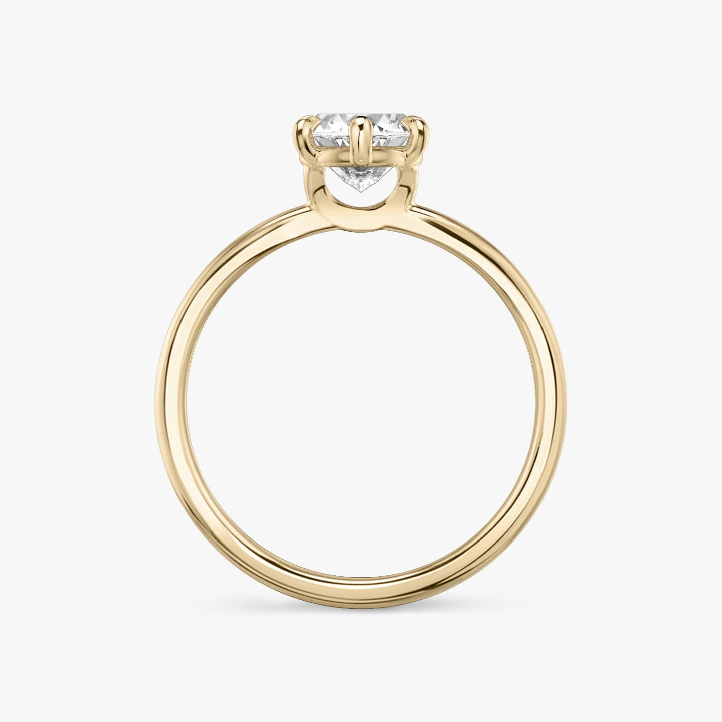 Signature 6 Prong | Marquise | 14k | Roségold | bandAccent: Ohne Pavé-Besatz | bandWidth: standard | hiddenHalo: no | diamondOrientation: vertical | caratWeight: other