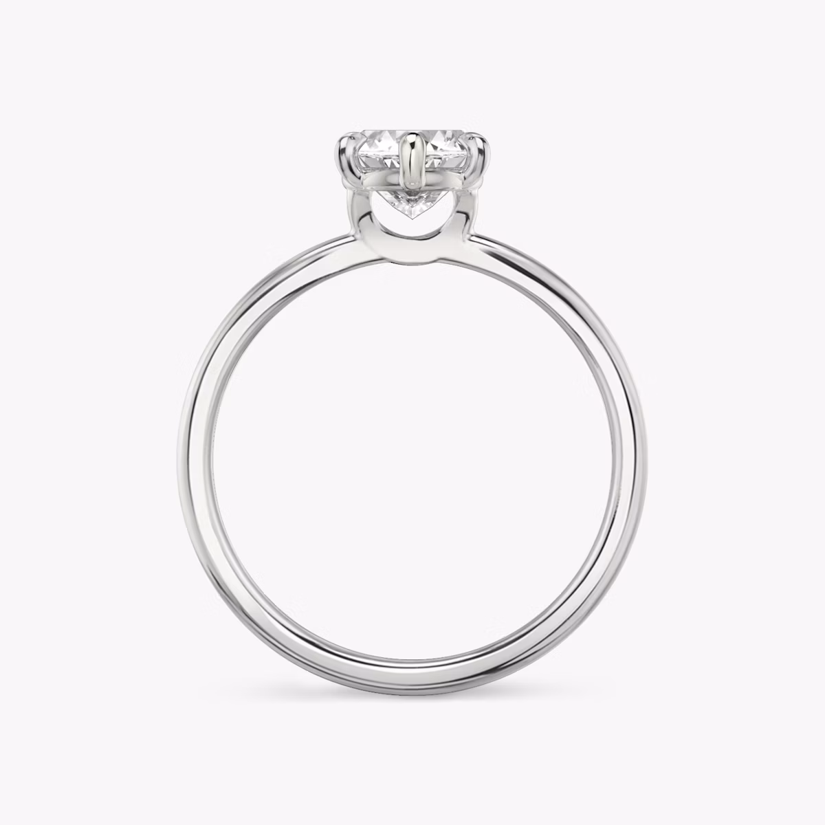 The Signature 6 Prong | Marquise | Platinum | bandAccent: Plain | bandWidth: standard | hiddenHalo: no | diamondOrientation: vertical | caratWeight: other