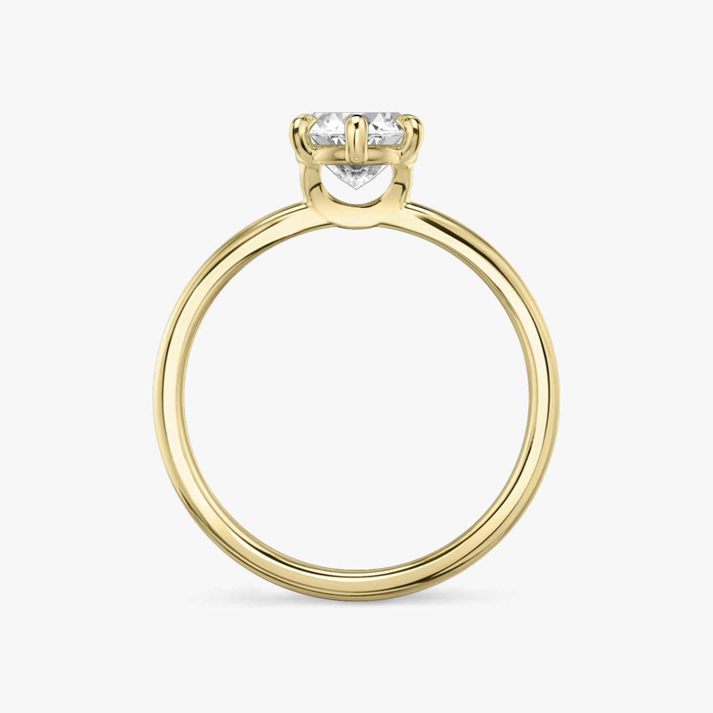 Signature 6 Prong | Marquise | 18k | Gelbgold | bandAccent: Ohne Pavé-Besatz | bandWidth: standard | hiddenHalo: no | diamondOrientation: vertical | caratWeight: other