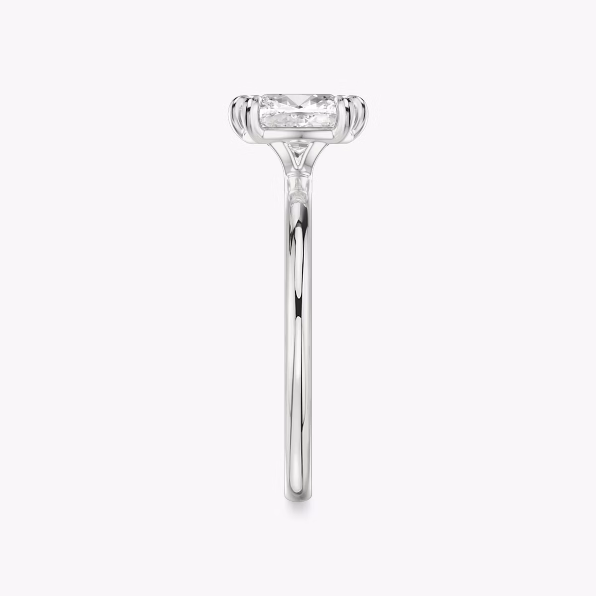 The Signature 6 Prong | Cushion | Platinum | bandAccent: Plain | bandWidth: standard | hiddenHalo: no | diamondOrientation: vertical | caratWeight: other