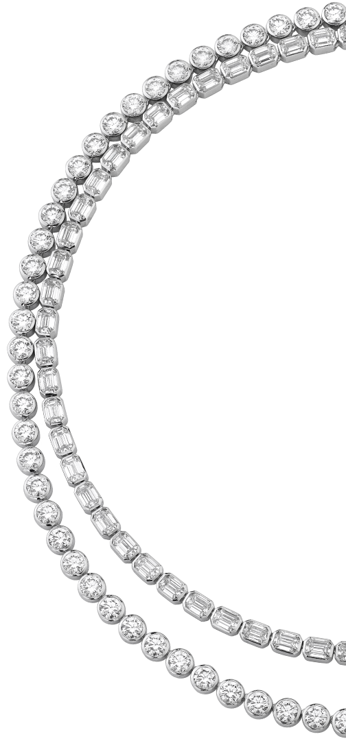 Die Double Strand Halskette