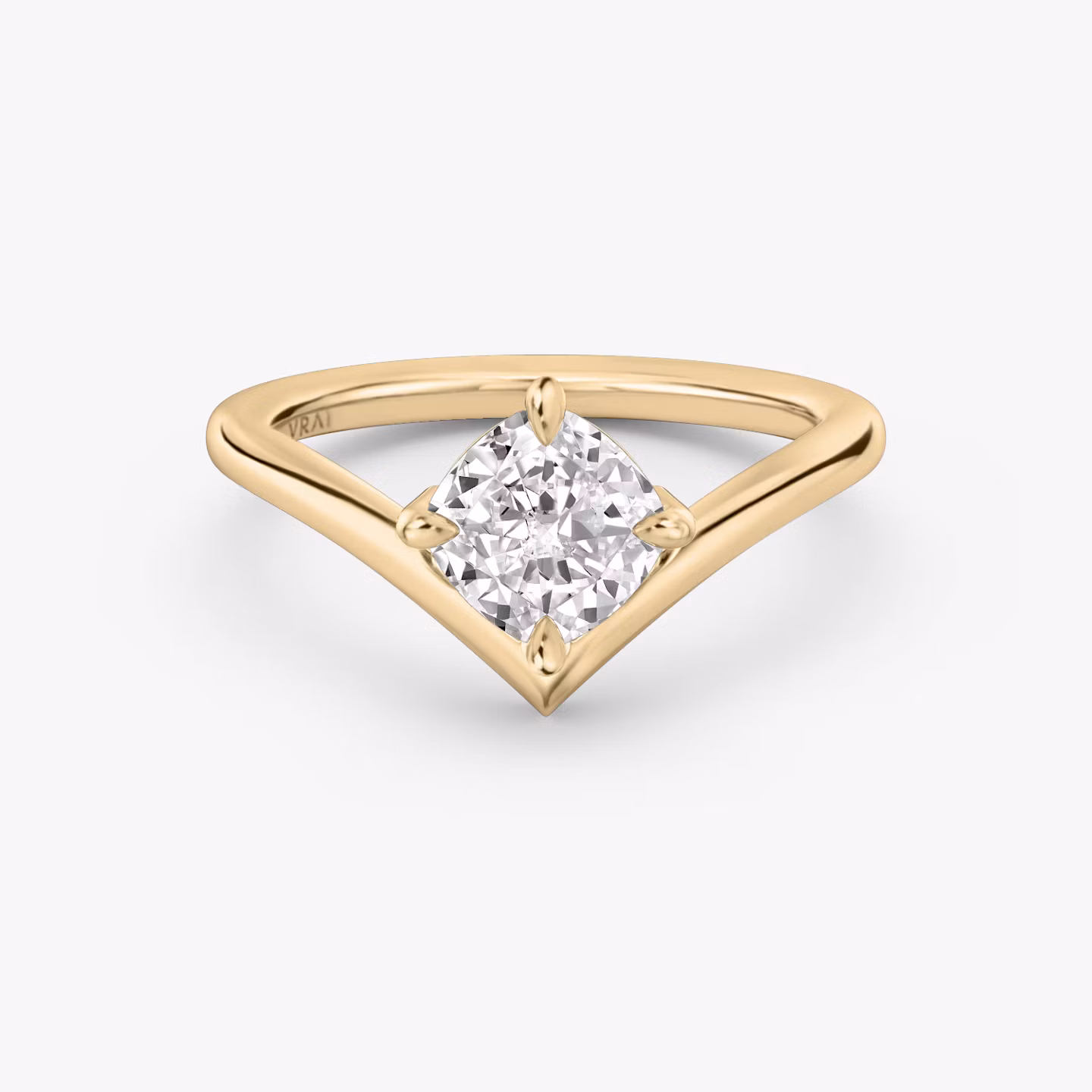 The Signature V Cushion | Rose Gold