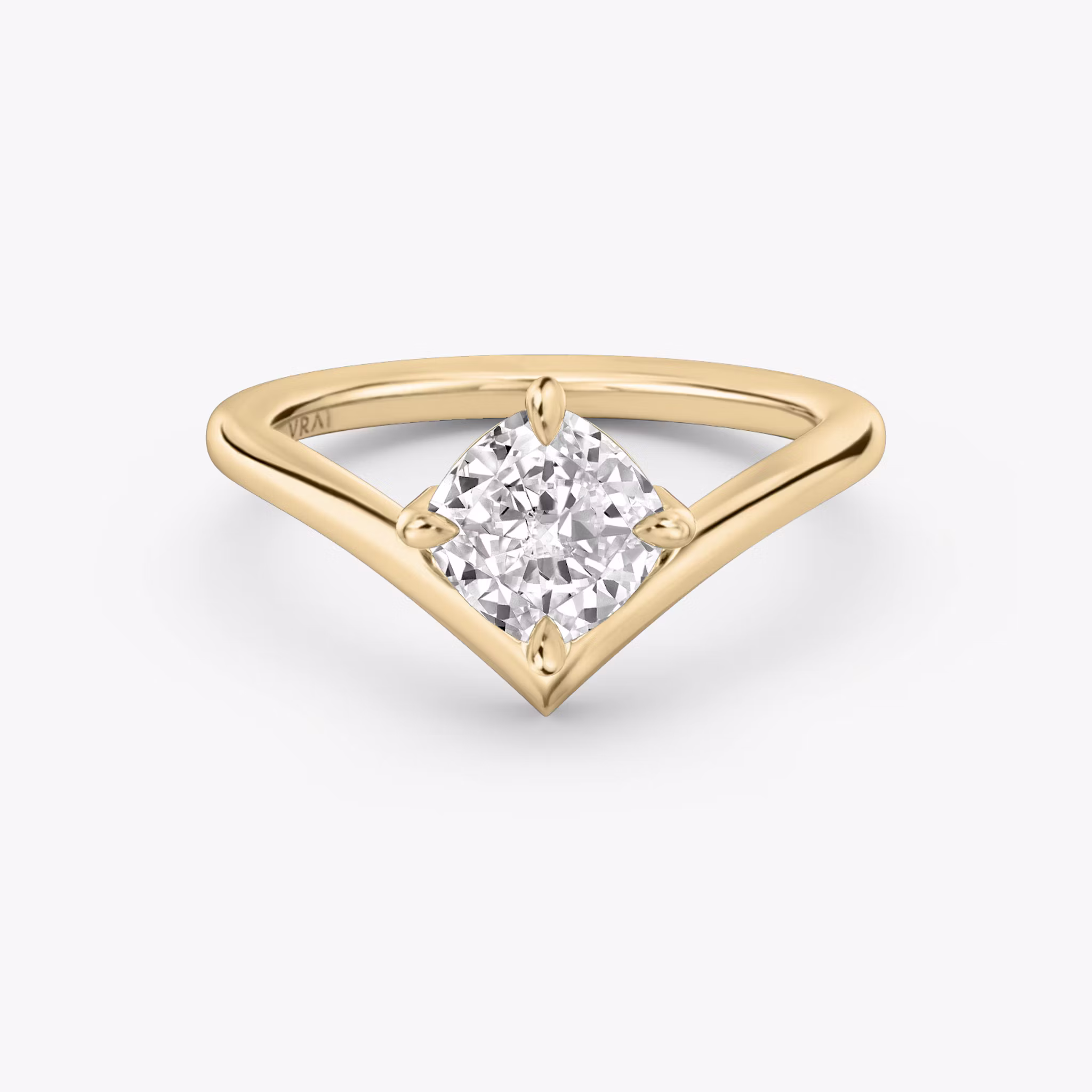 The Signature V Cushion | Rose Gold