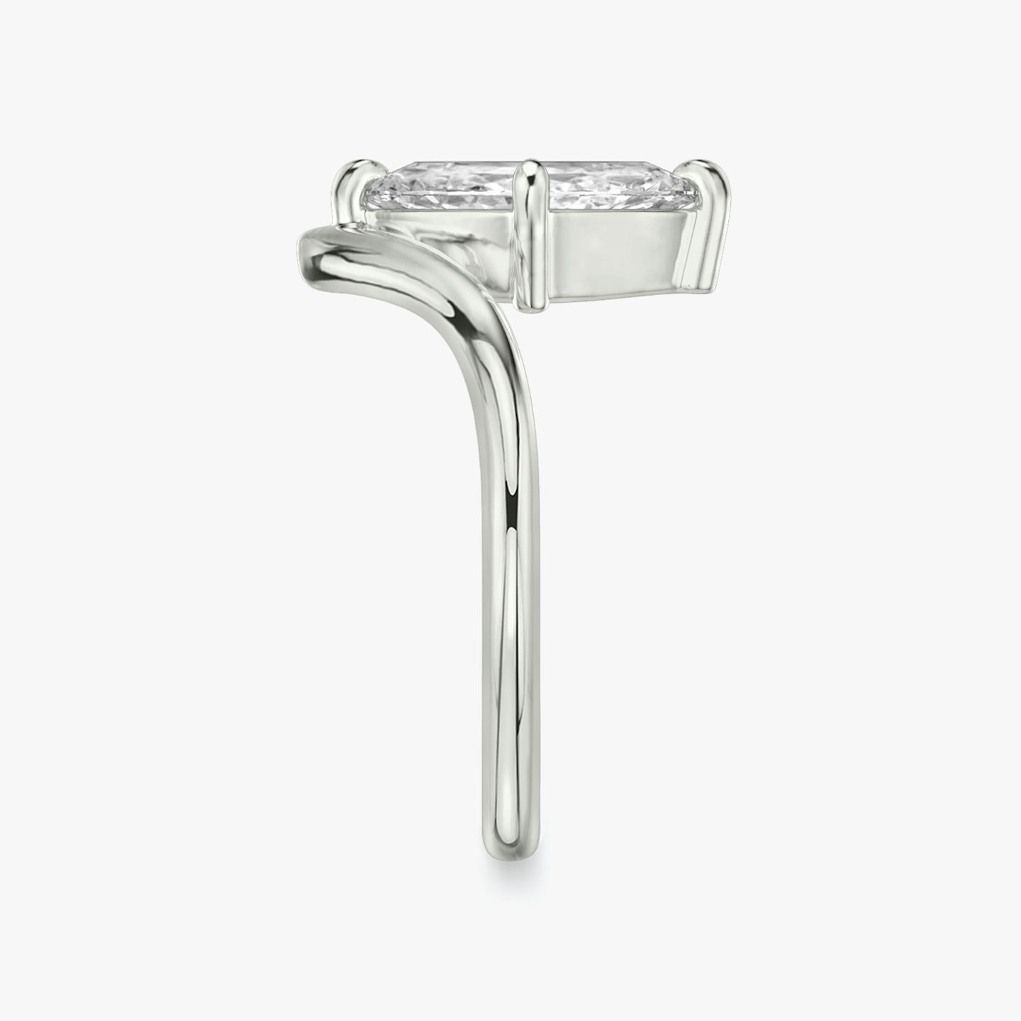 The Signature V | Marquise | Platinum | bandAccent: Plain | diamondOrientation: vertical | caratWeight: other