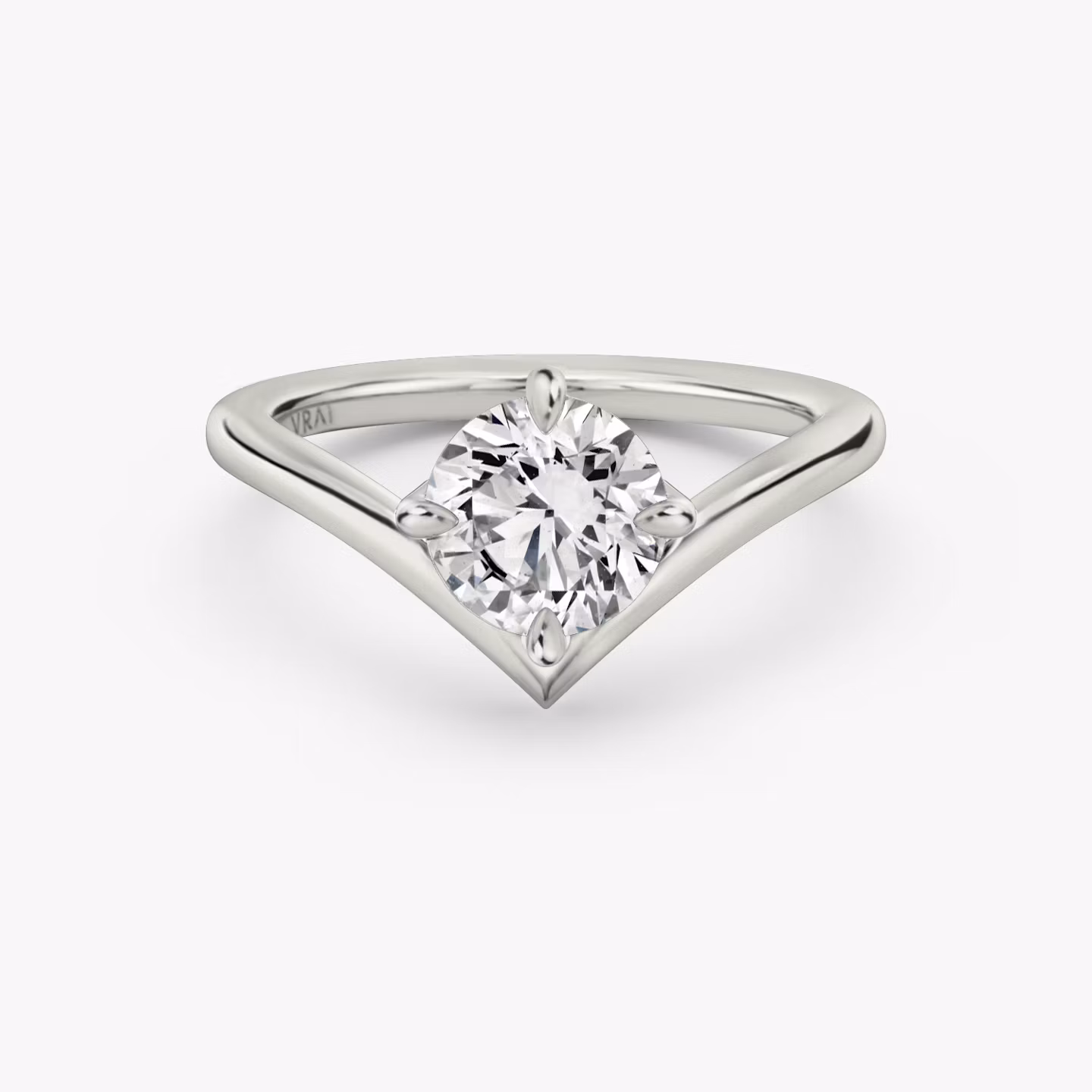 The Signature V Round Brilliant | White Gold