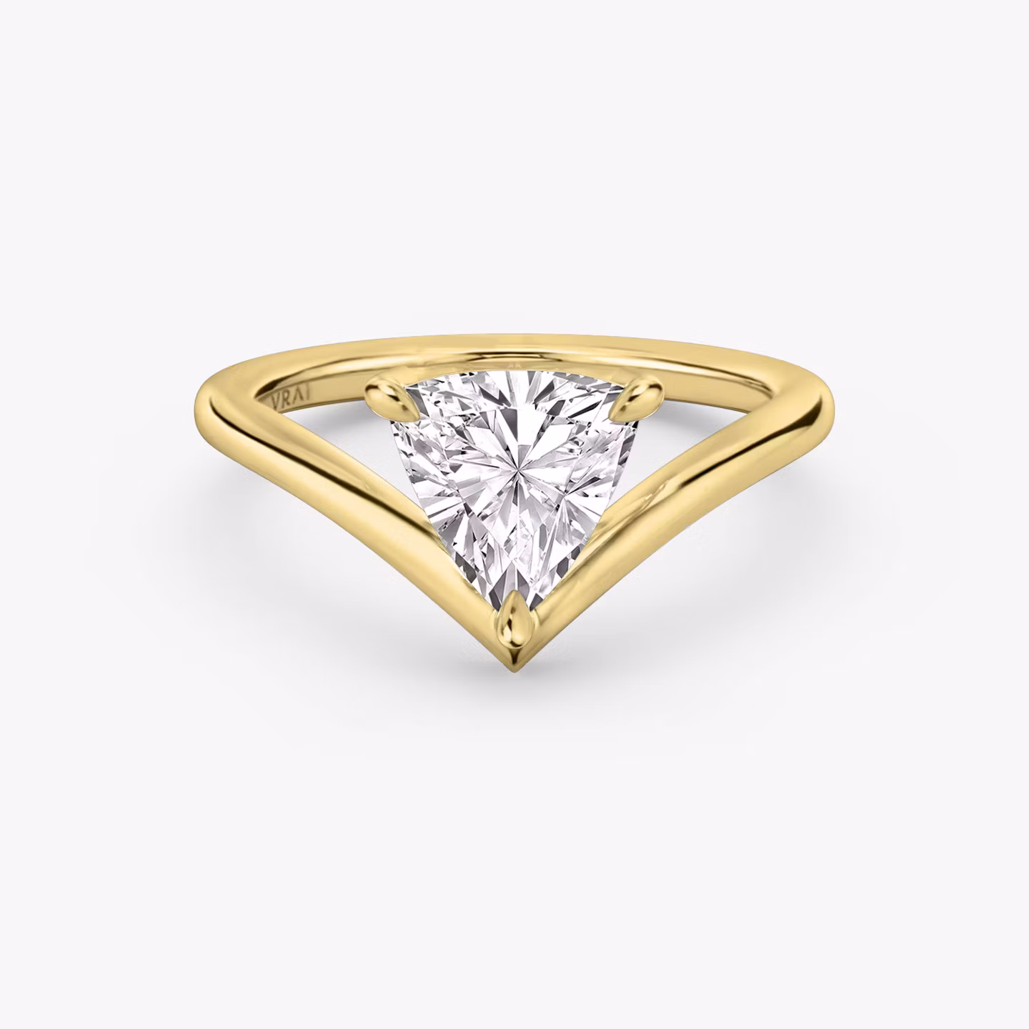 The Signature V Trillion | Yellow Gold