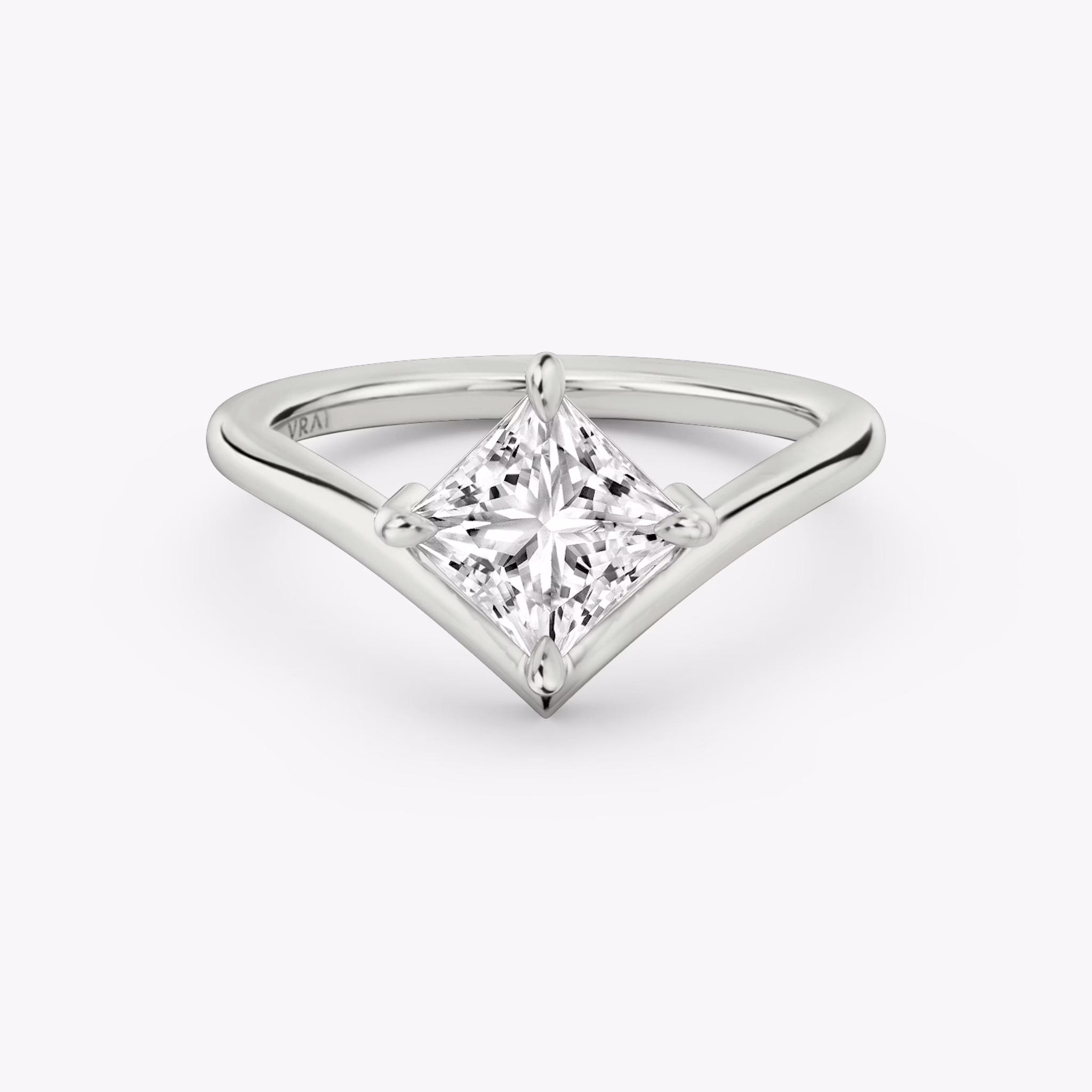 Signature V Princess Diamond Ring