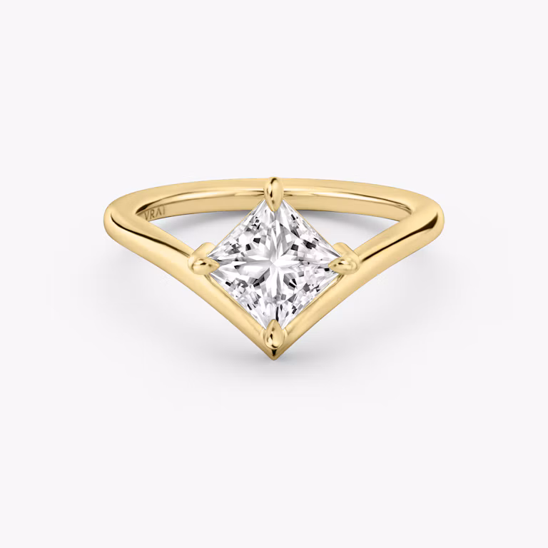 Signature V Princess Diamond Ring