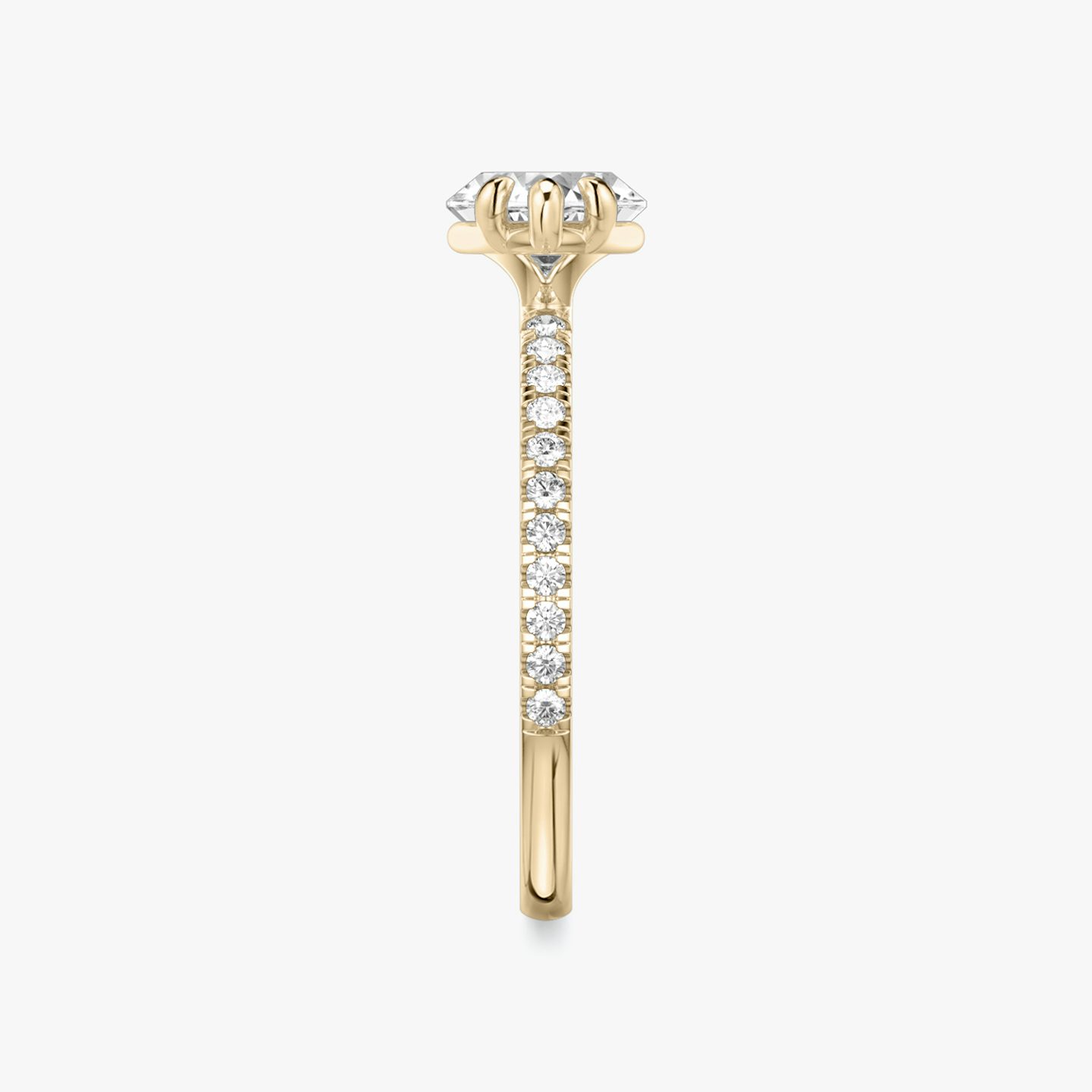 The Signature | Marquise | 14k | Rose Gold | bandAccent: Pavé | bandWidth: standard | diamondOrientation: horizontal | hiddenHalo: no | caratWeight: other