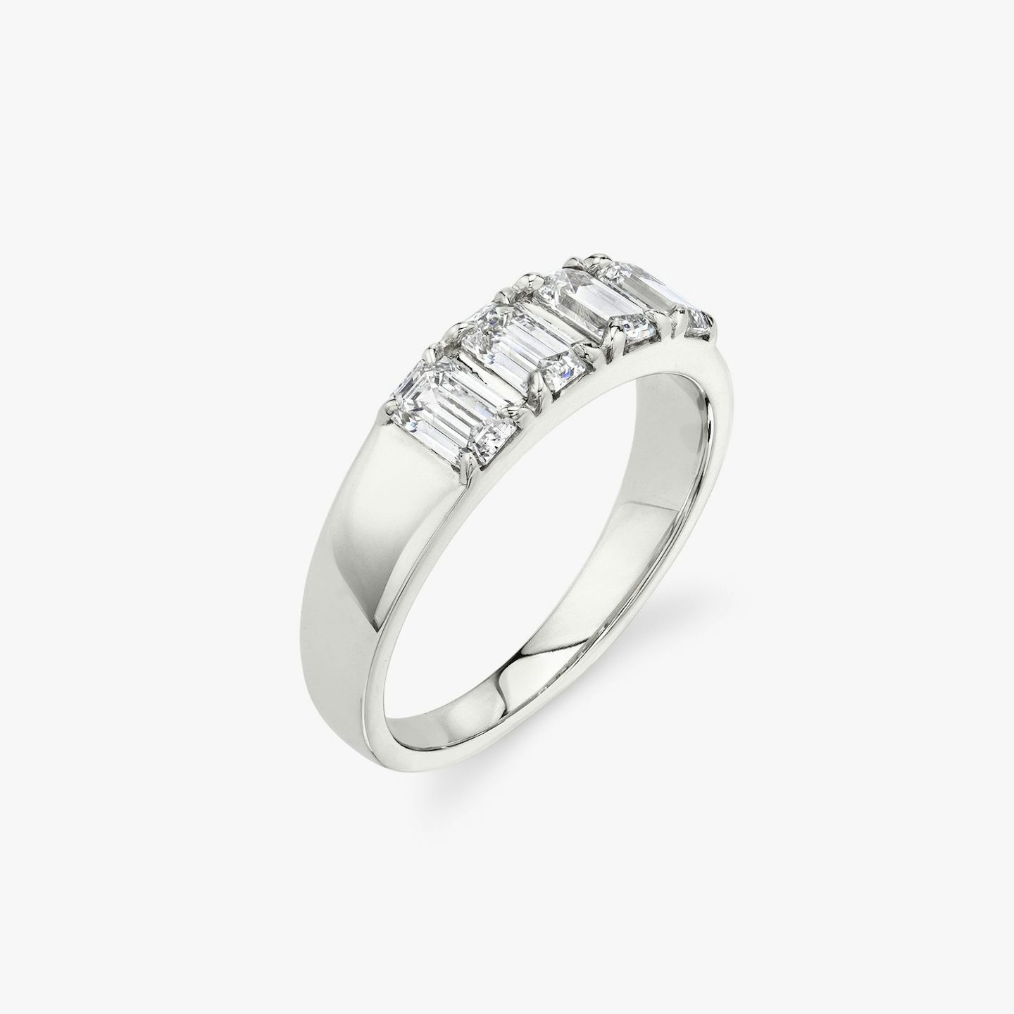 Anillo Tetrad VRAI | Esmeralda | 14k | Oro blanco