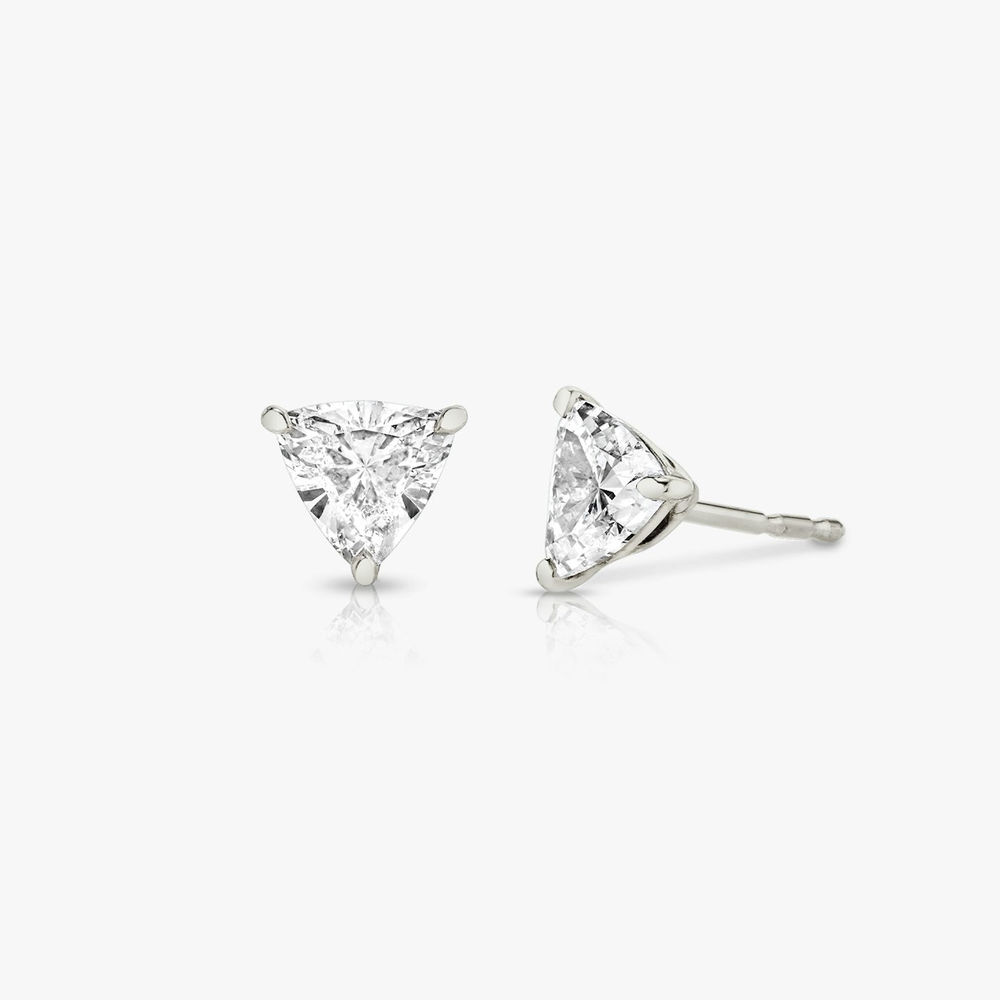 VRAI Solitaire Stud | Trillion | 14k | White Gold | caratWeight: other