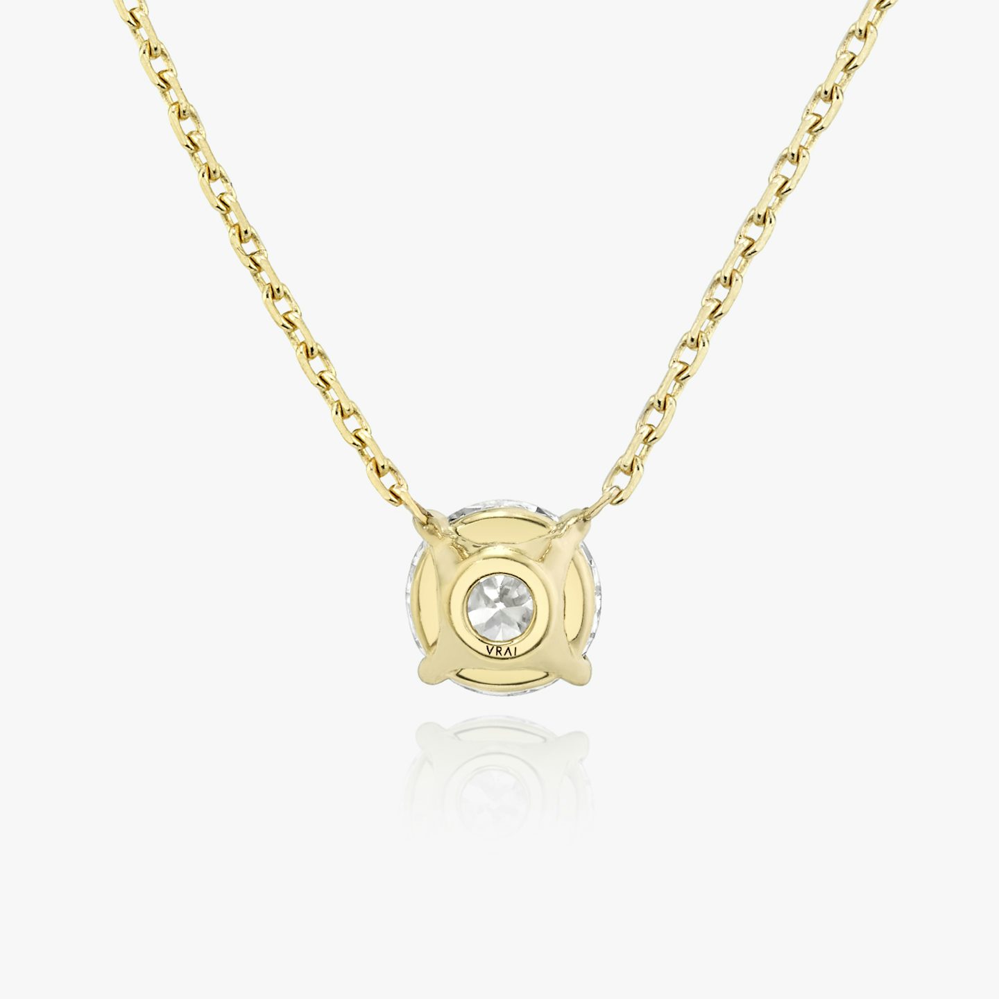 Collar Solitario VRAI | Brillante | 14k | Oro amarillo | diamondColor: near-colorless | caratWeight: 1.5ct