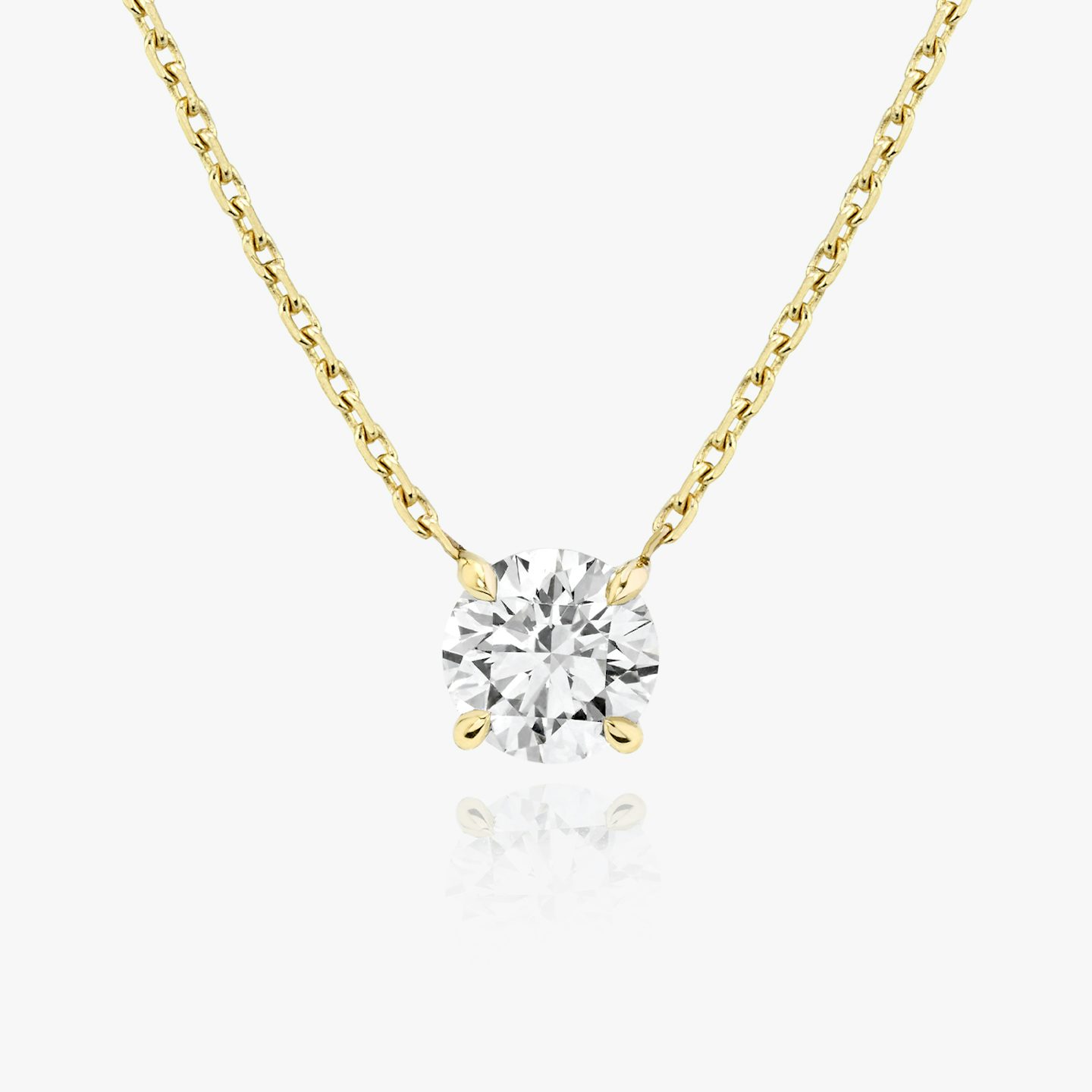 Collar Solitario VRAI | Brillante | 14k | Oro amarillo | diamondColor: near-colorless | caratWeight: 1.5ct