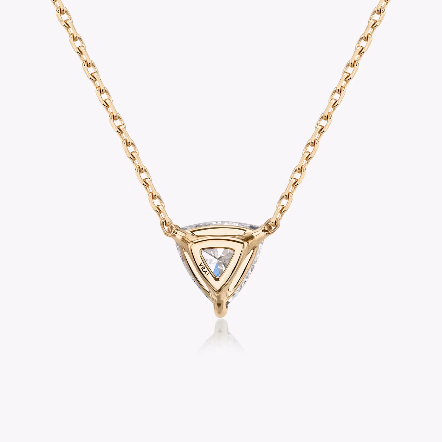 VRAI Solitär Halskette | Trillant | 14k | Roségold | caratWeight: other