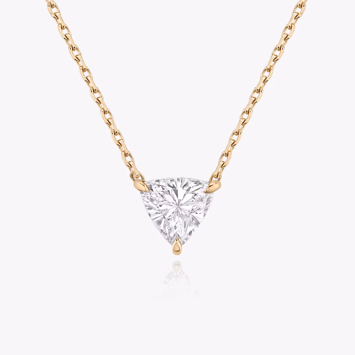 VRAI Solitär Halskette | Trillant | 14k | Roségold | caratWeight: other