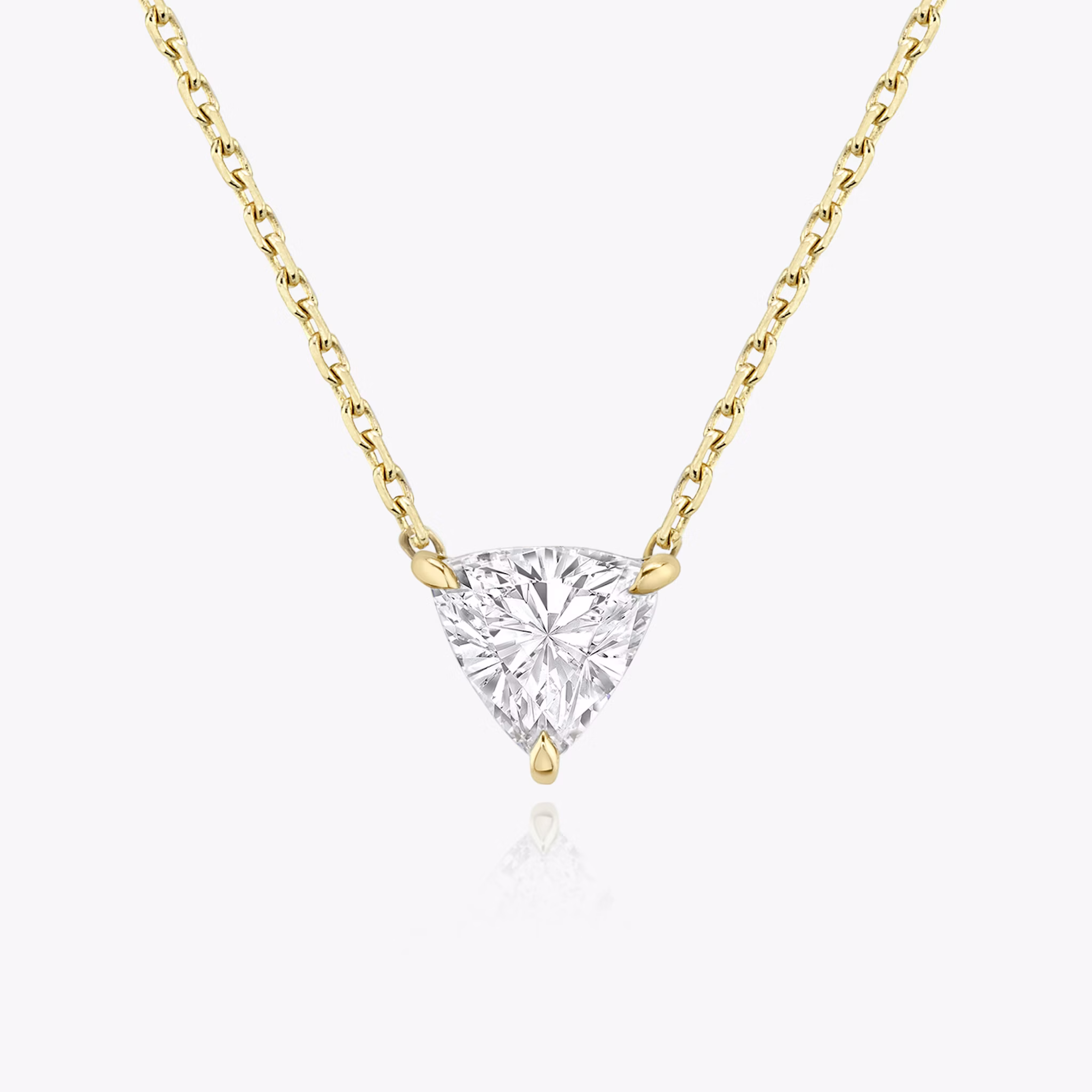 Trillion Solitaire Necklace