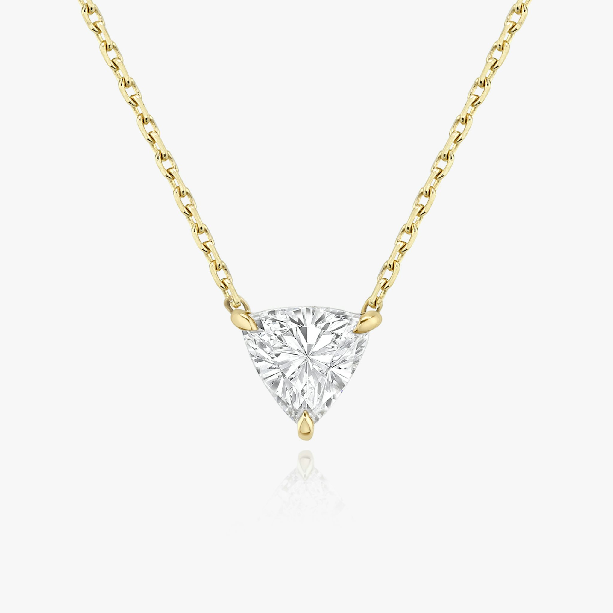 Trillion Solitaire Necklace