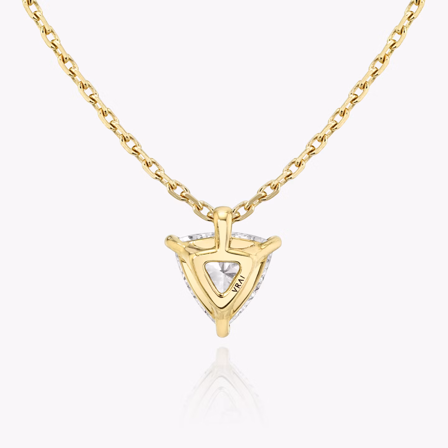 VRAI Solitaire Pendant | Trillion | 14k | Yellow Gold | caratWeight: other