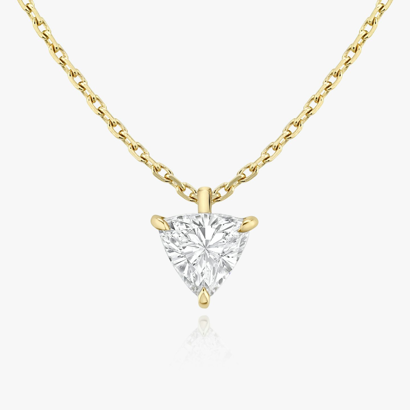 VRAI Solitaire Pendant | Trillion | 14k | Yellow Gold | caratWeight: other