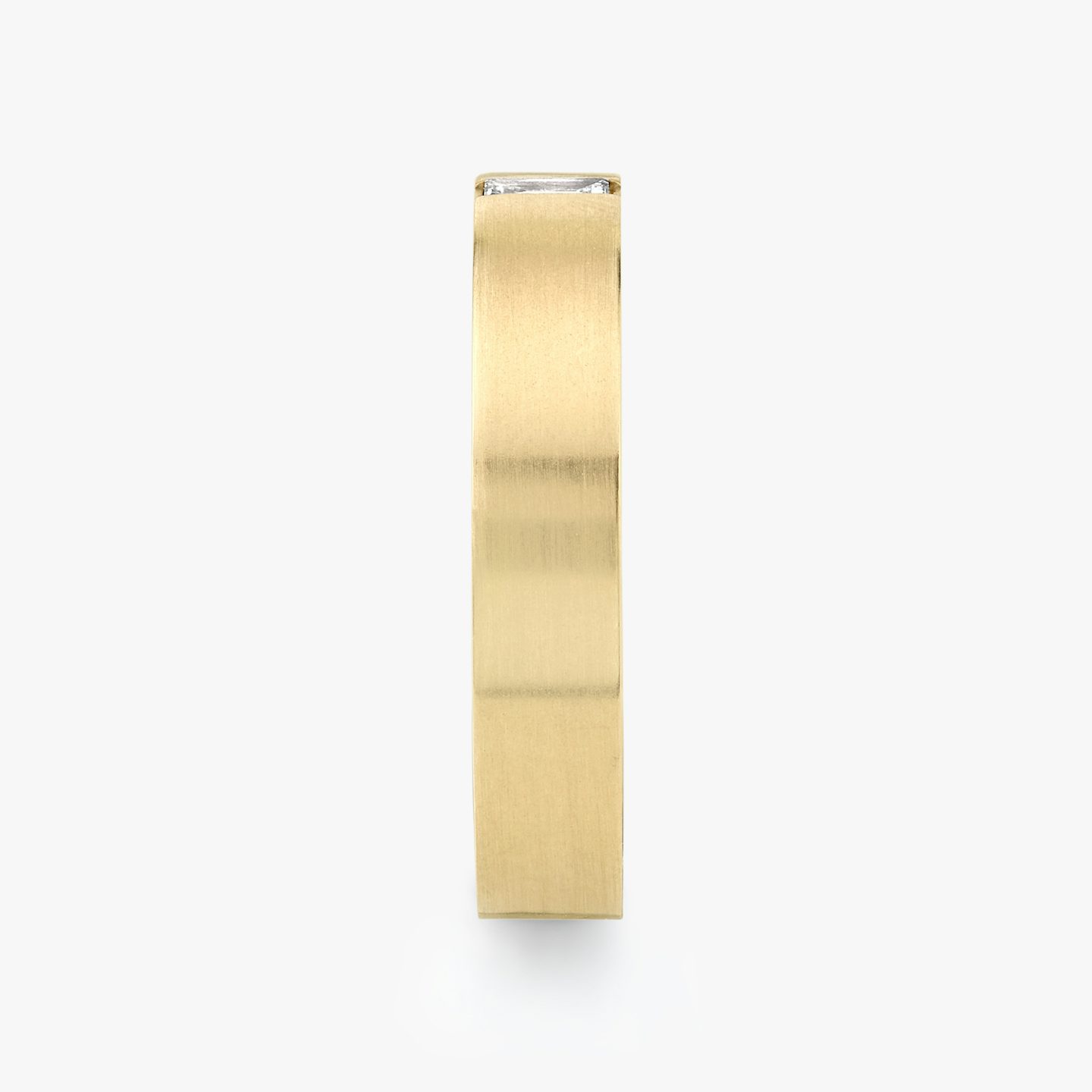 Alliance Brushed Baguette | Baguette | 18k | Or jaune