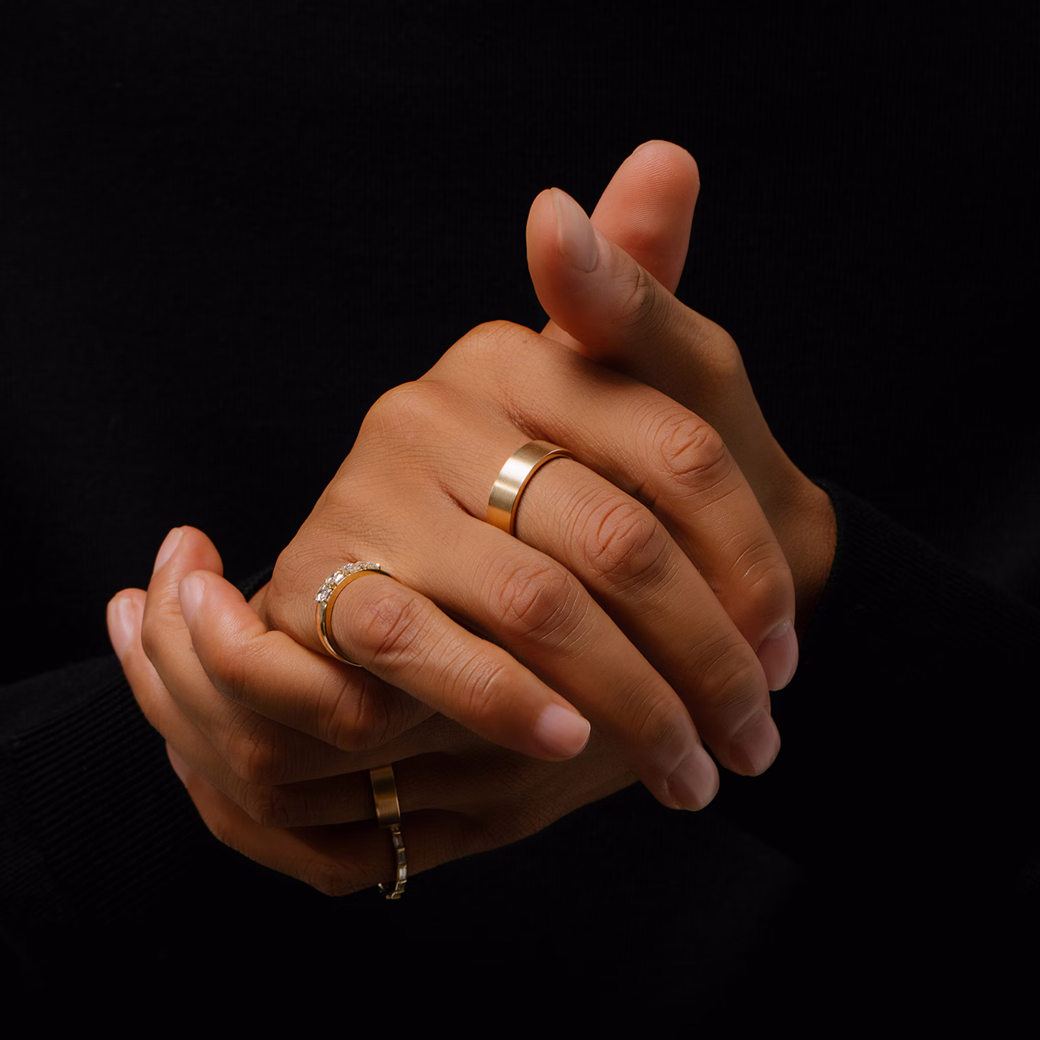 Brushed Flat Band | Platinum | bandWidth: 6mm