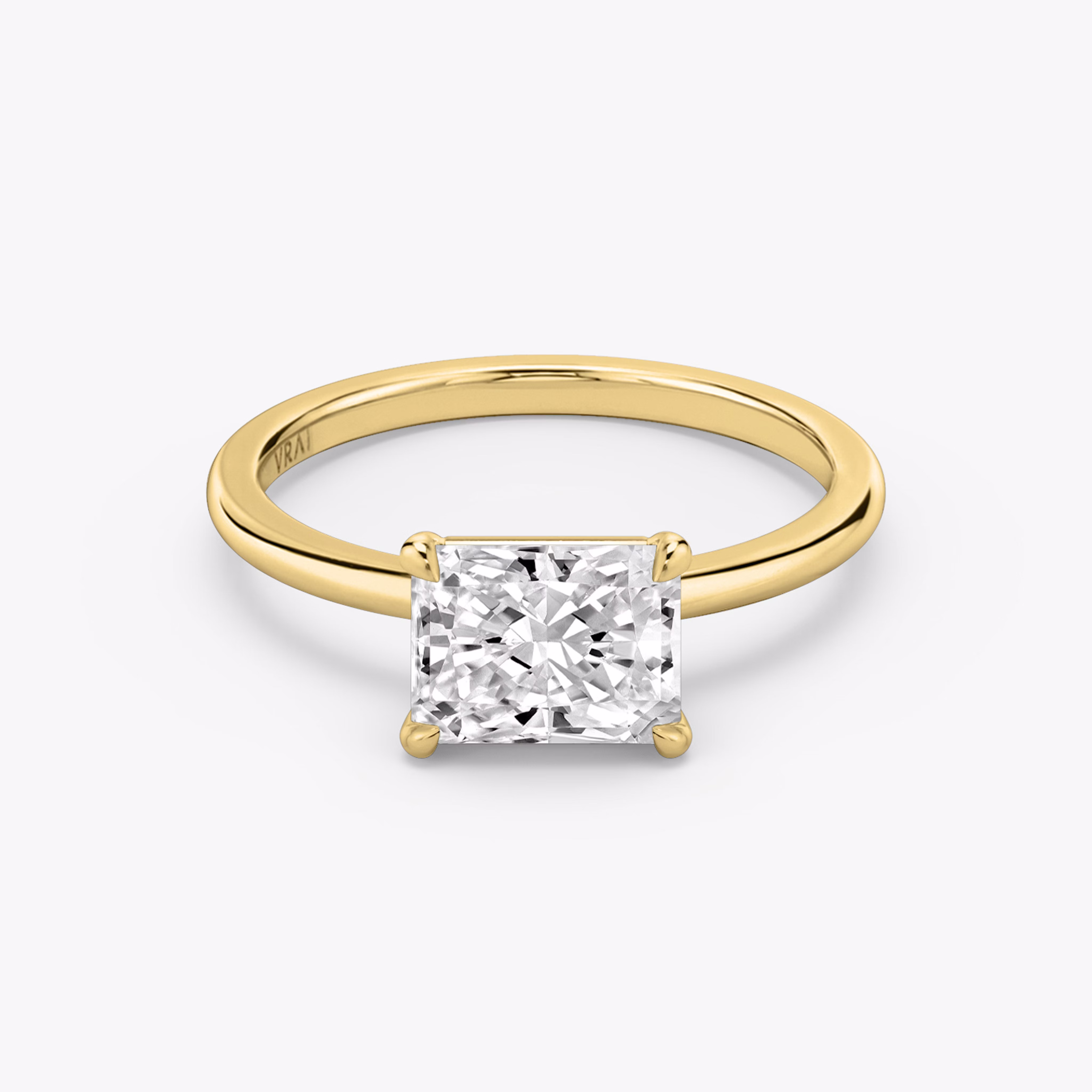 Modern Radiant Engagement Ring