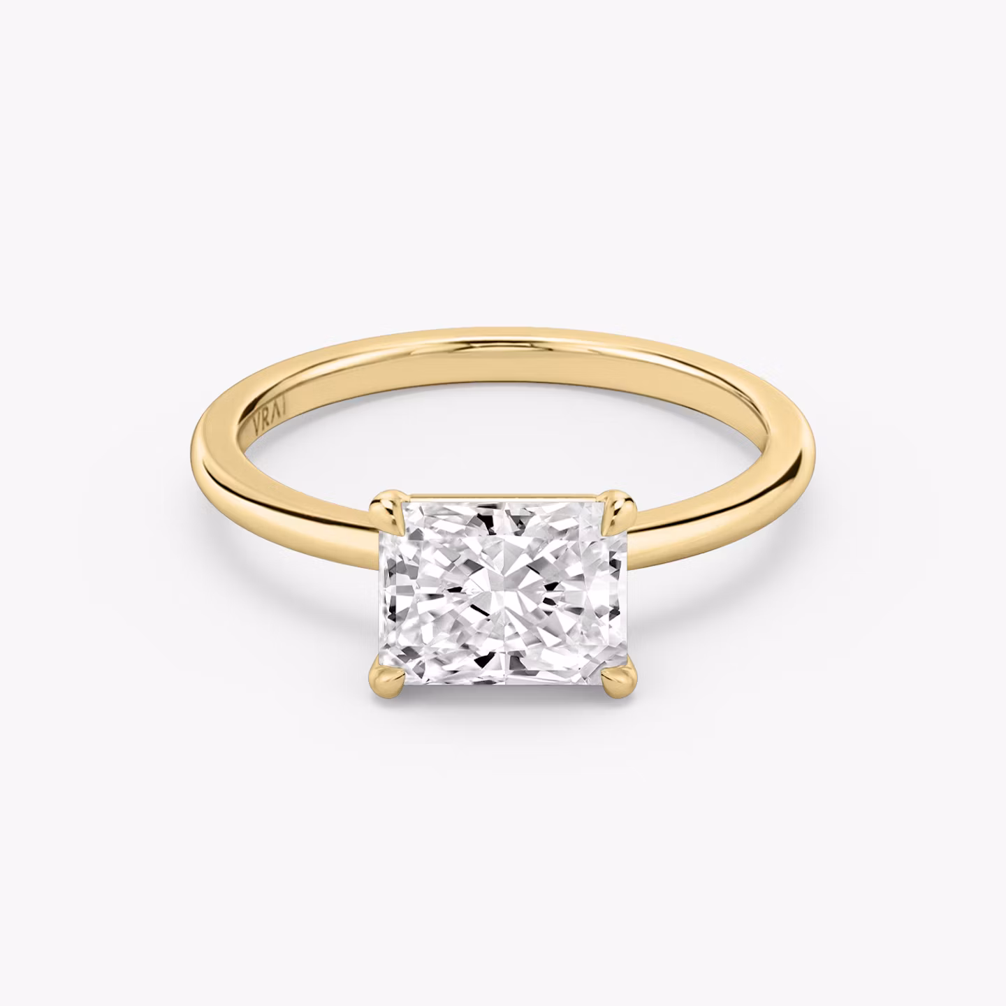 Modern Radiant Engagement Ring