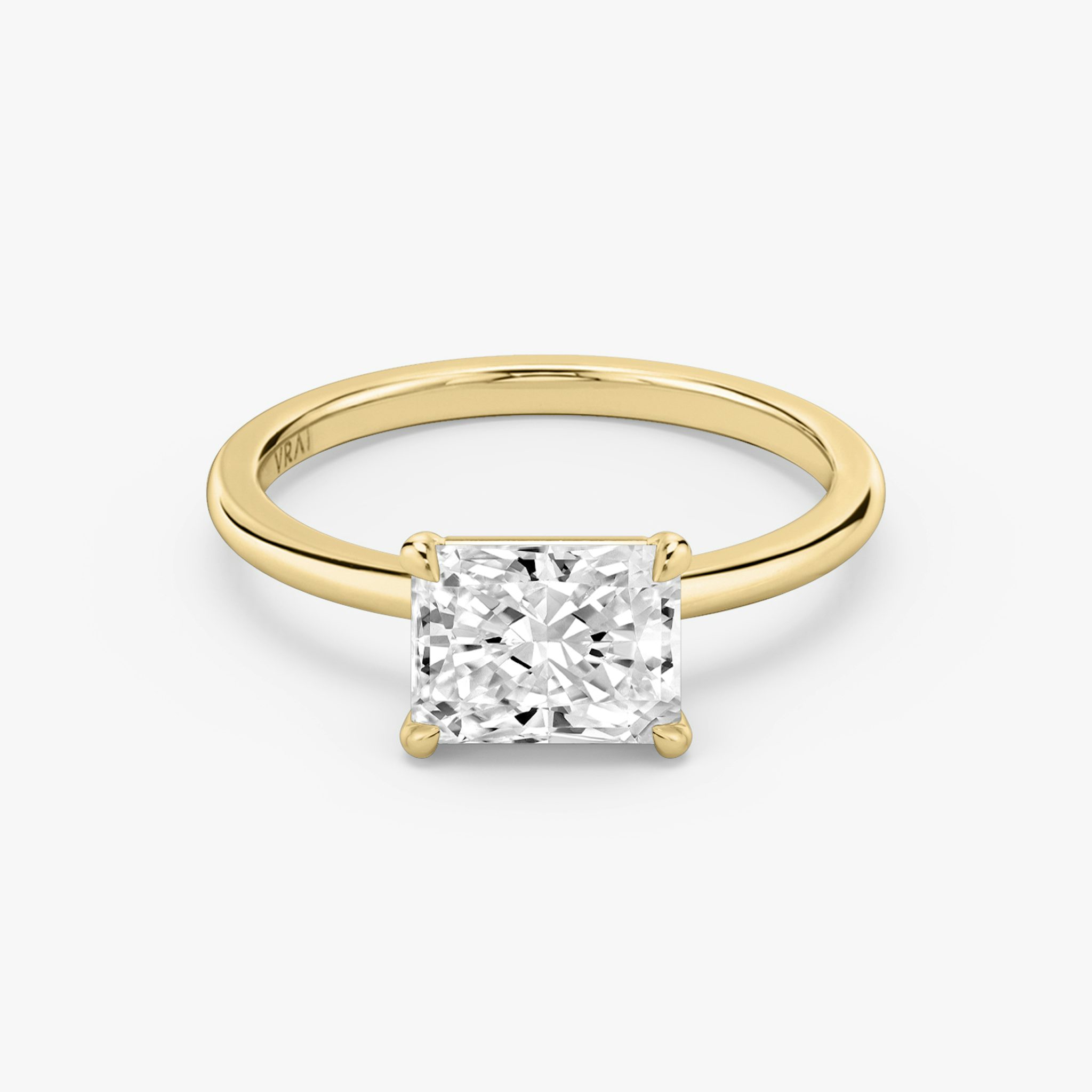 Modern Radiant Engagement Ring
