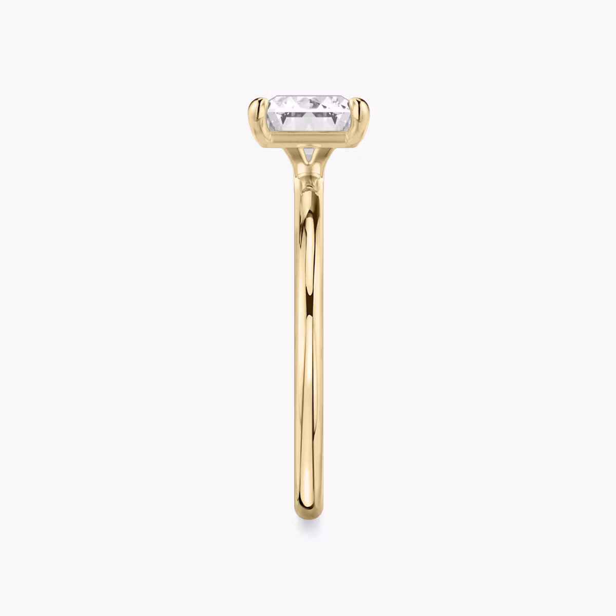 Signature | Radiant | 18k | Gelbgold | bandAccent: Ohne Pavé-Besatz | bandWidth: standard | diamondOrientation: horizontal | hiddenHalo: no | caratWeight: other