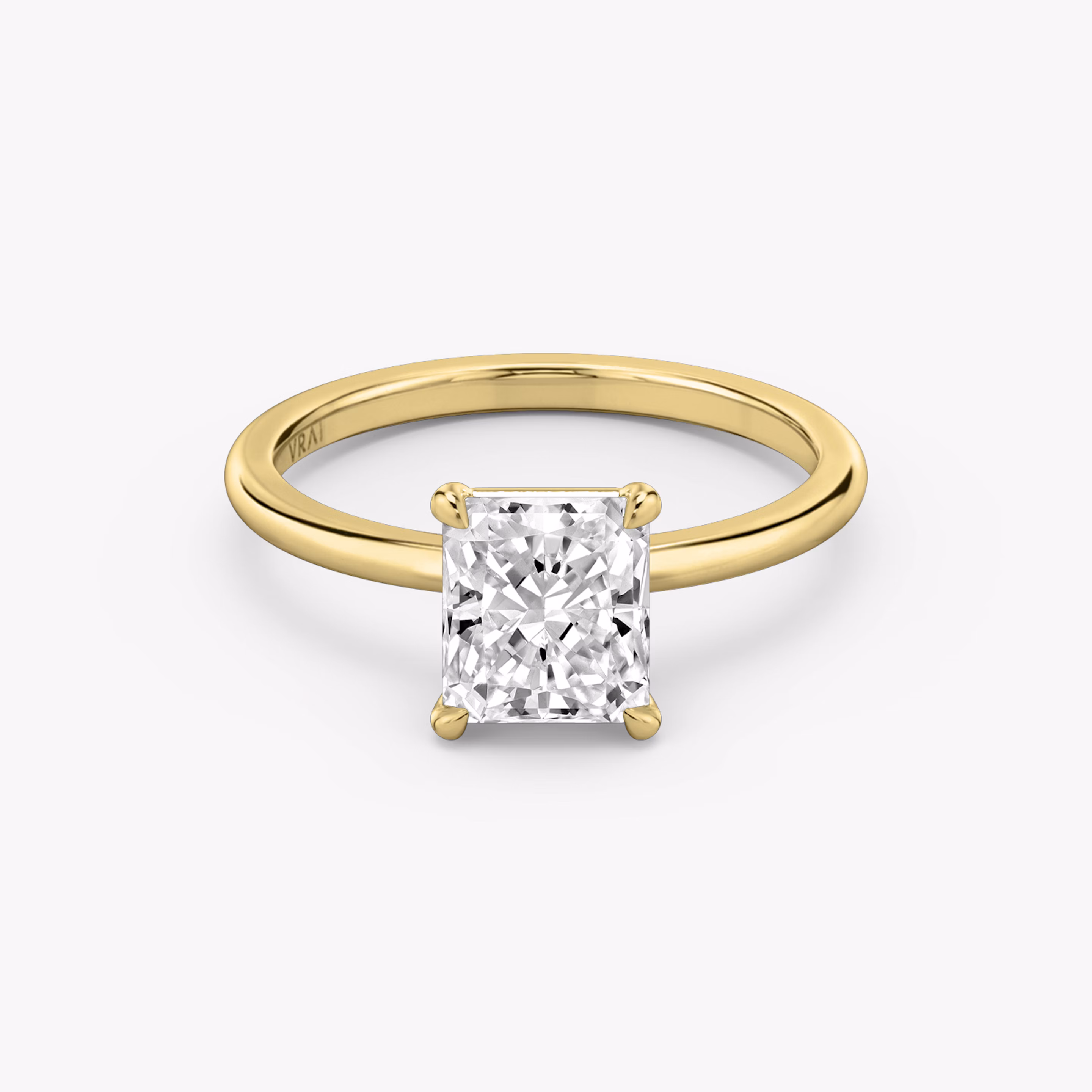 Signature Prong Radiant Engagement Ring