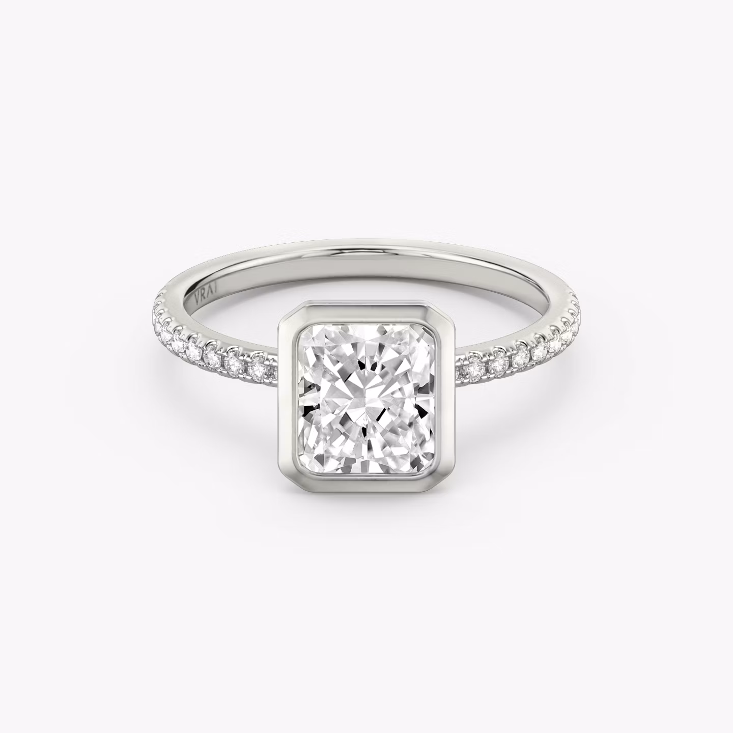 The Signature Bezel Radiant | White Gold