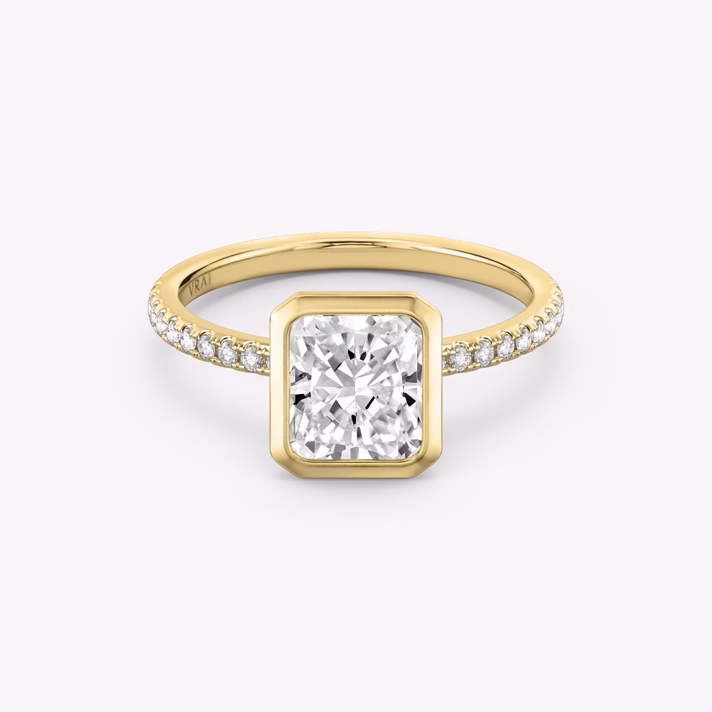 The Signature Bezel Radiant | Yellow Gold