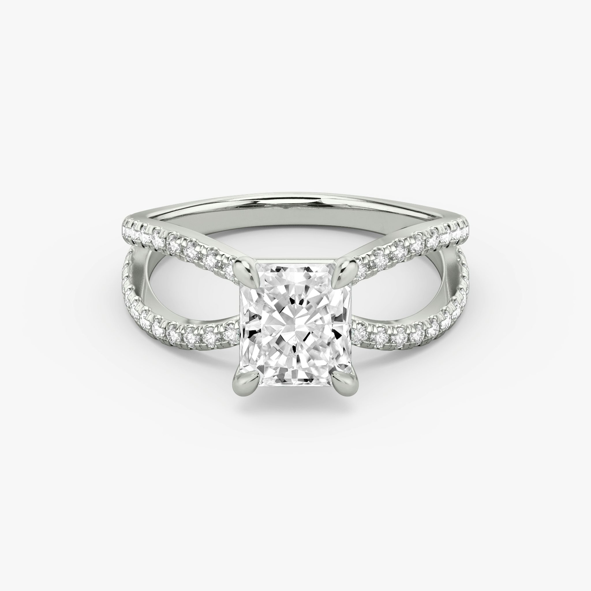 The Duet Radiant Engagement Ring