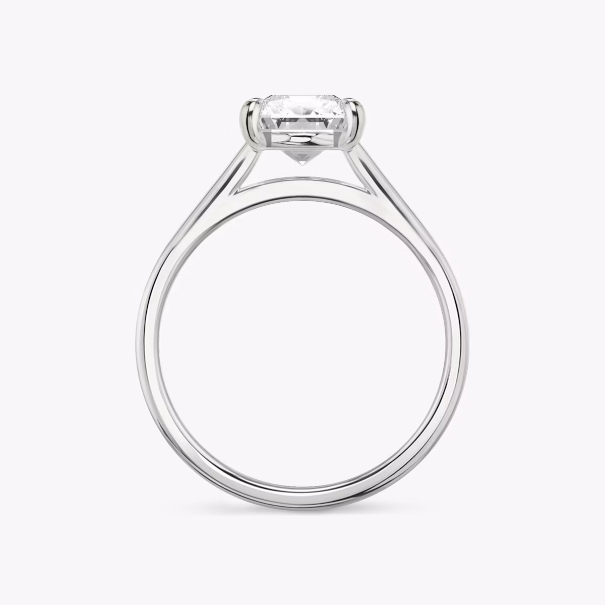 Cathedral | Radiant | 18k | Weißgold | bandAccent: Ohne Pavé-Besatz | diamondOrientation: vertical | caratWeight: other