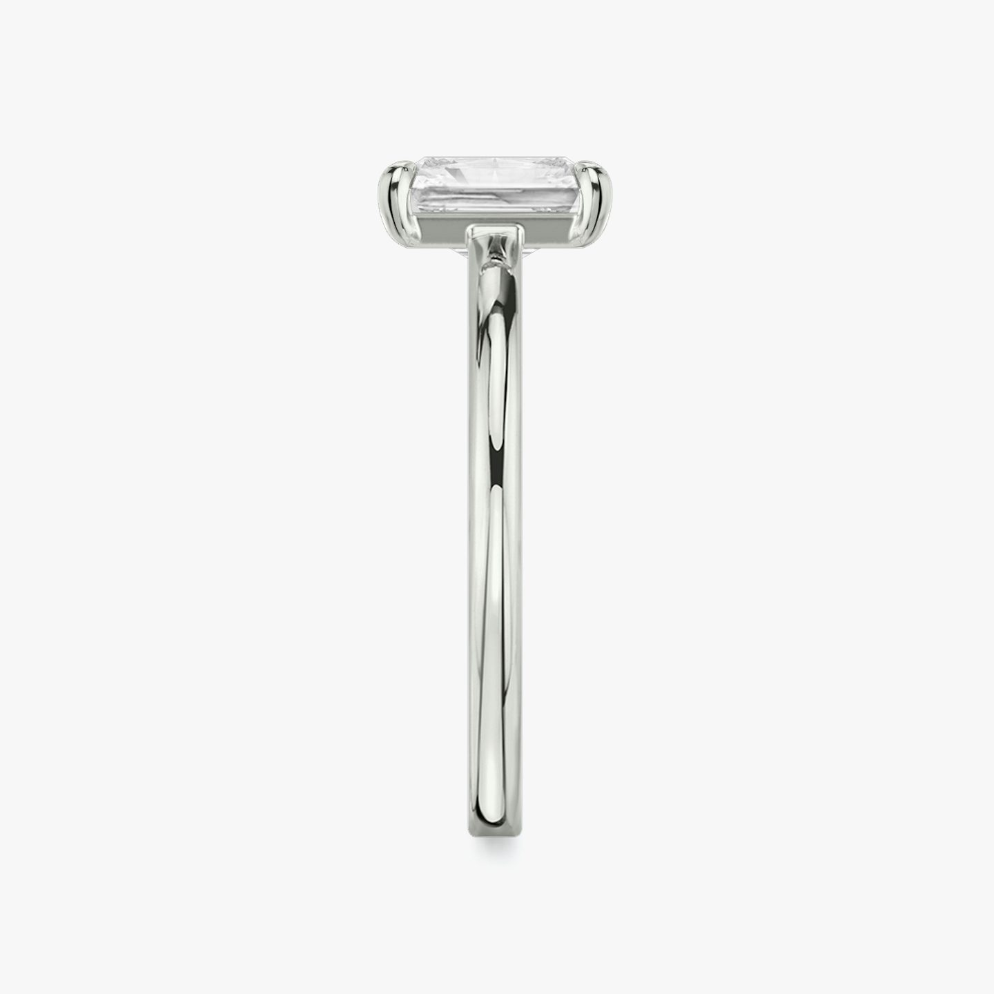 The Cathedral | Radiant | Platinum | bandAccent: Plain | diamondOrientation: vertical | caratWeight: other