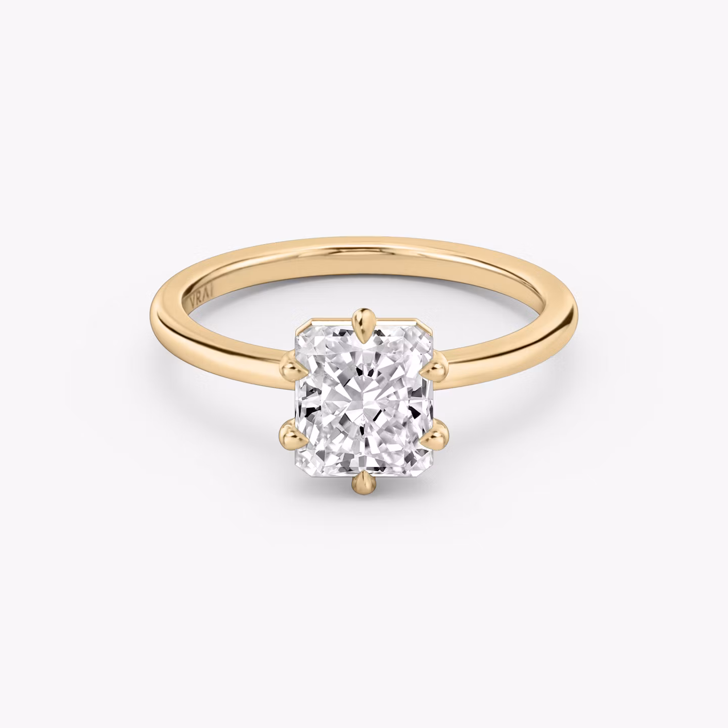 The Signature 6 Prong Radiant | Rose Gold