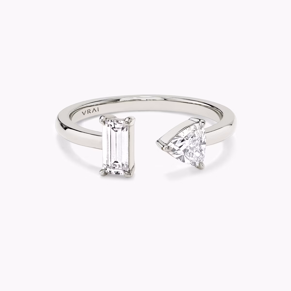 Mixed Cuff Diamond Ring