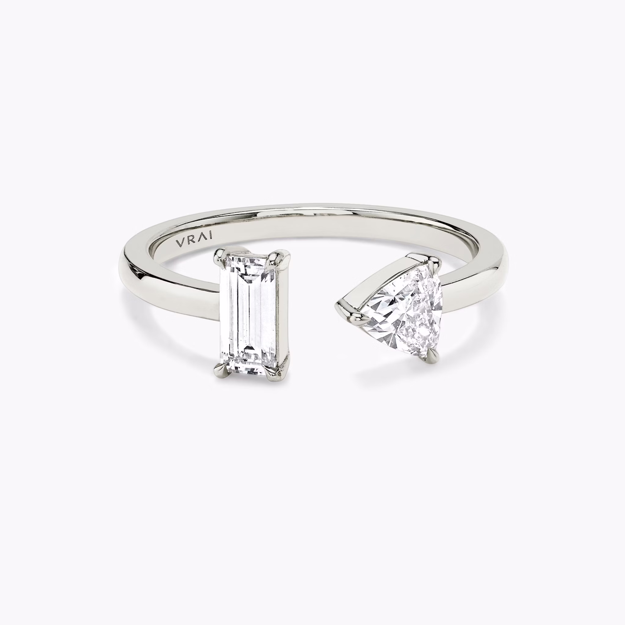 Mixed Cuff Diamond Ring