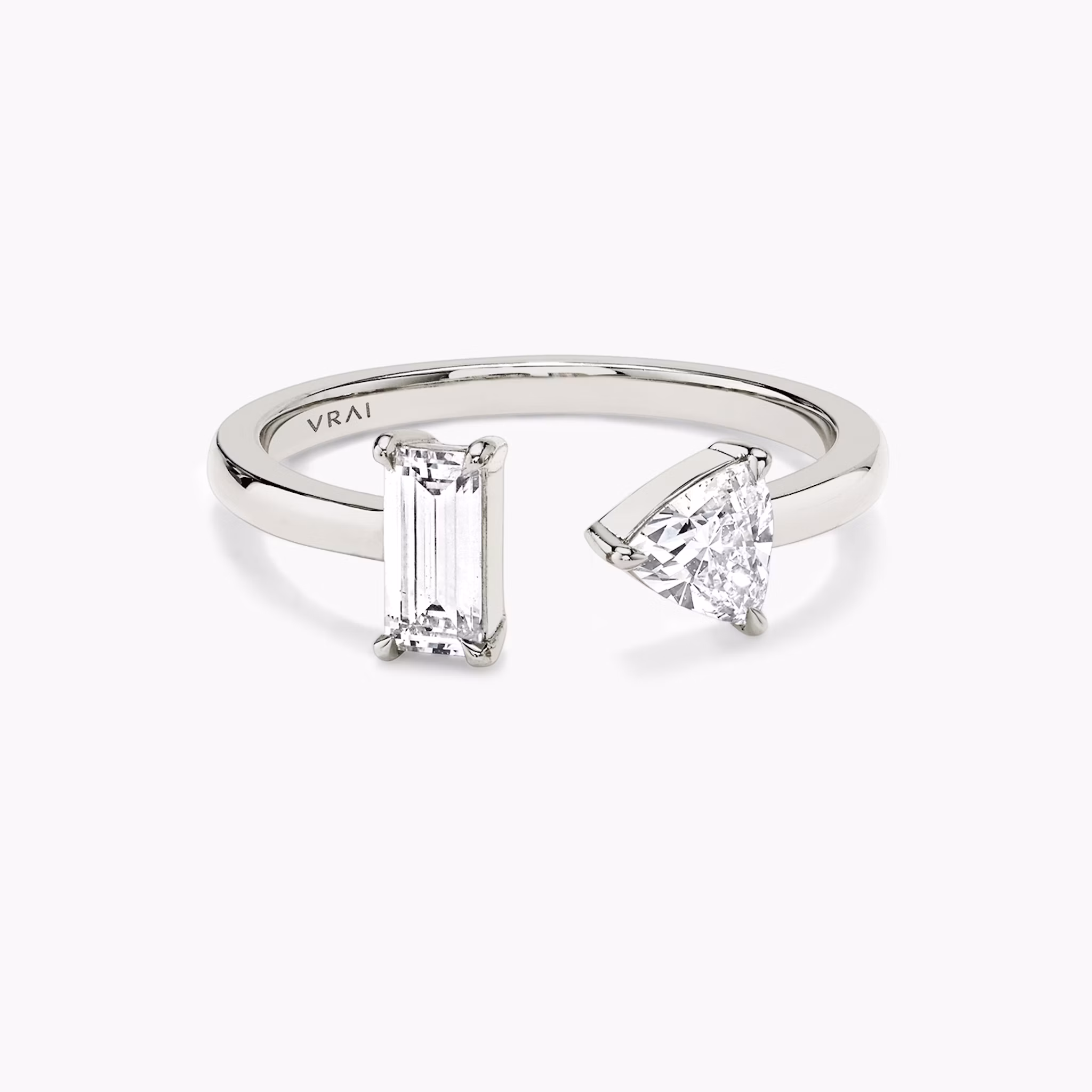 Mixed Cuff Diamond Ring