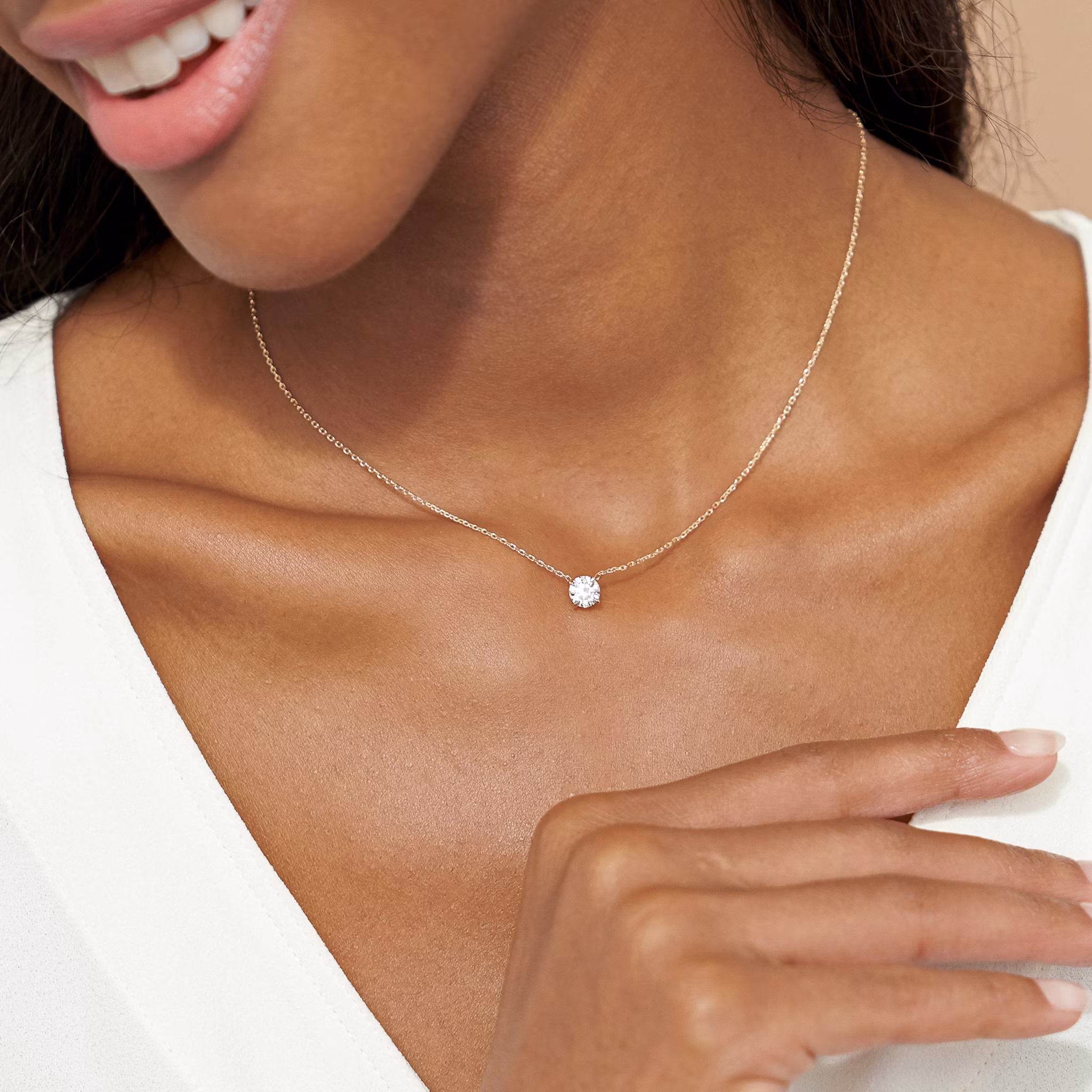 Shown with 3/4ct