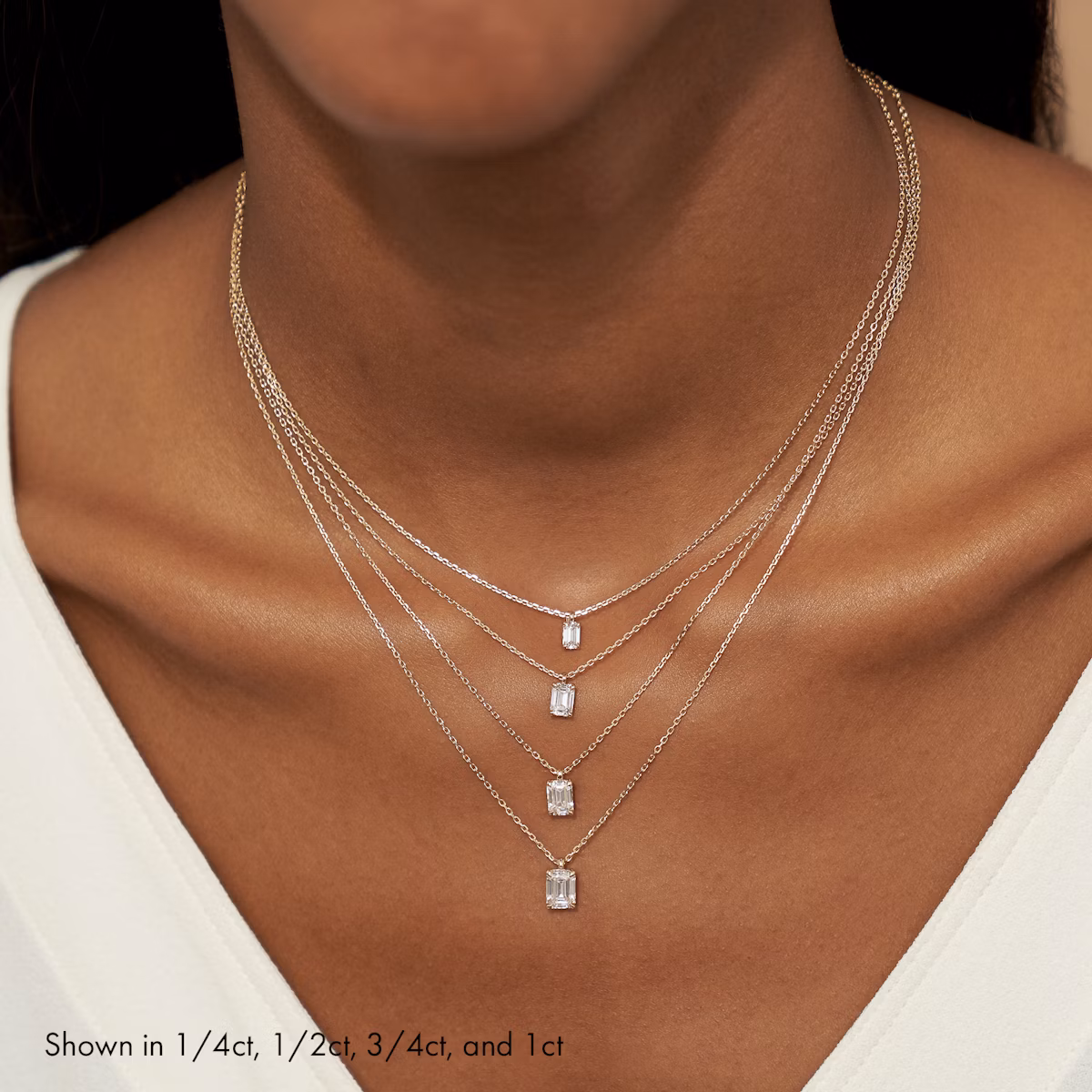 VRAI Solitaire Pendant | Emerald | 14k | Yellow Gold | caratWeight: other