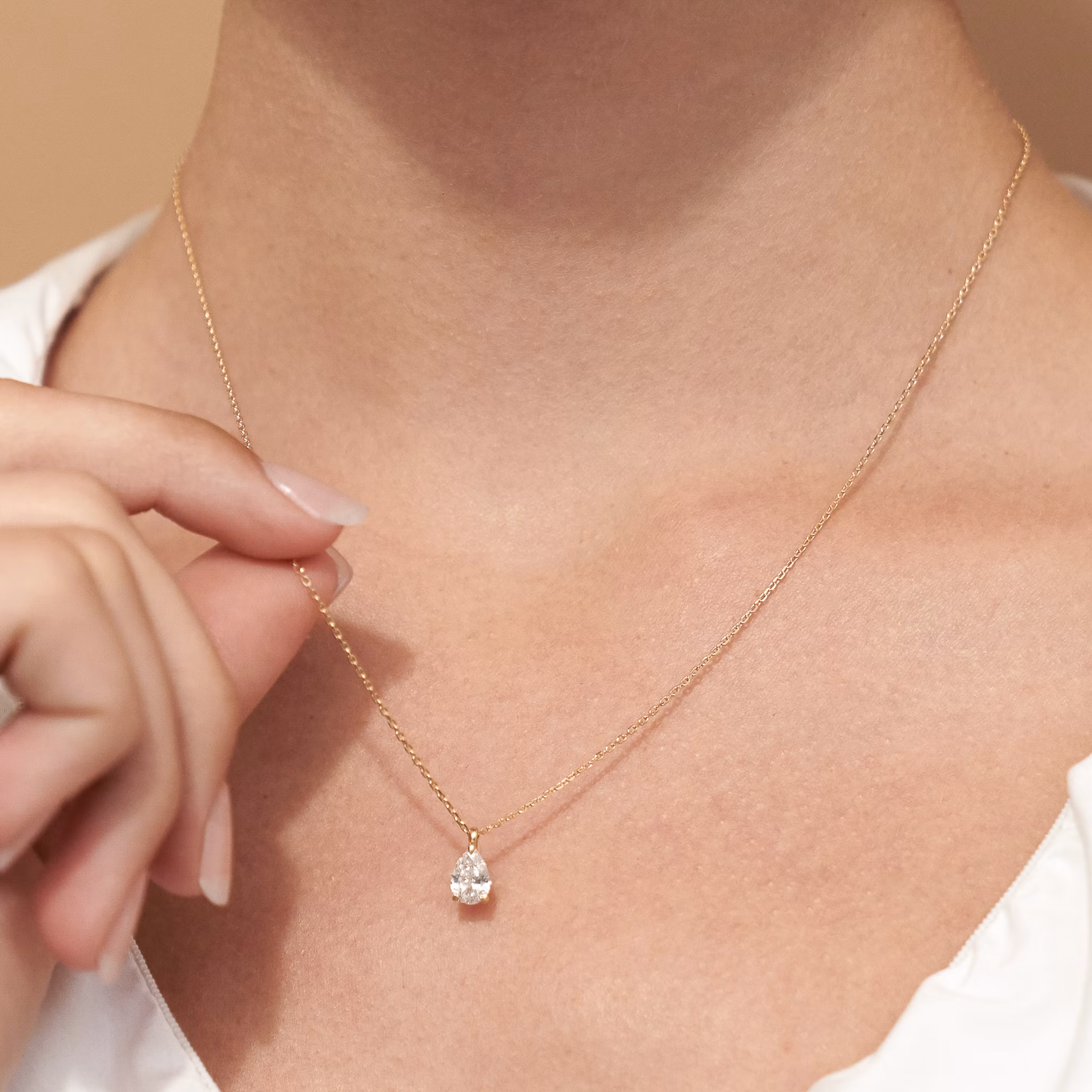 Shown with 3/4 ct