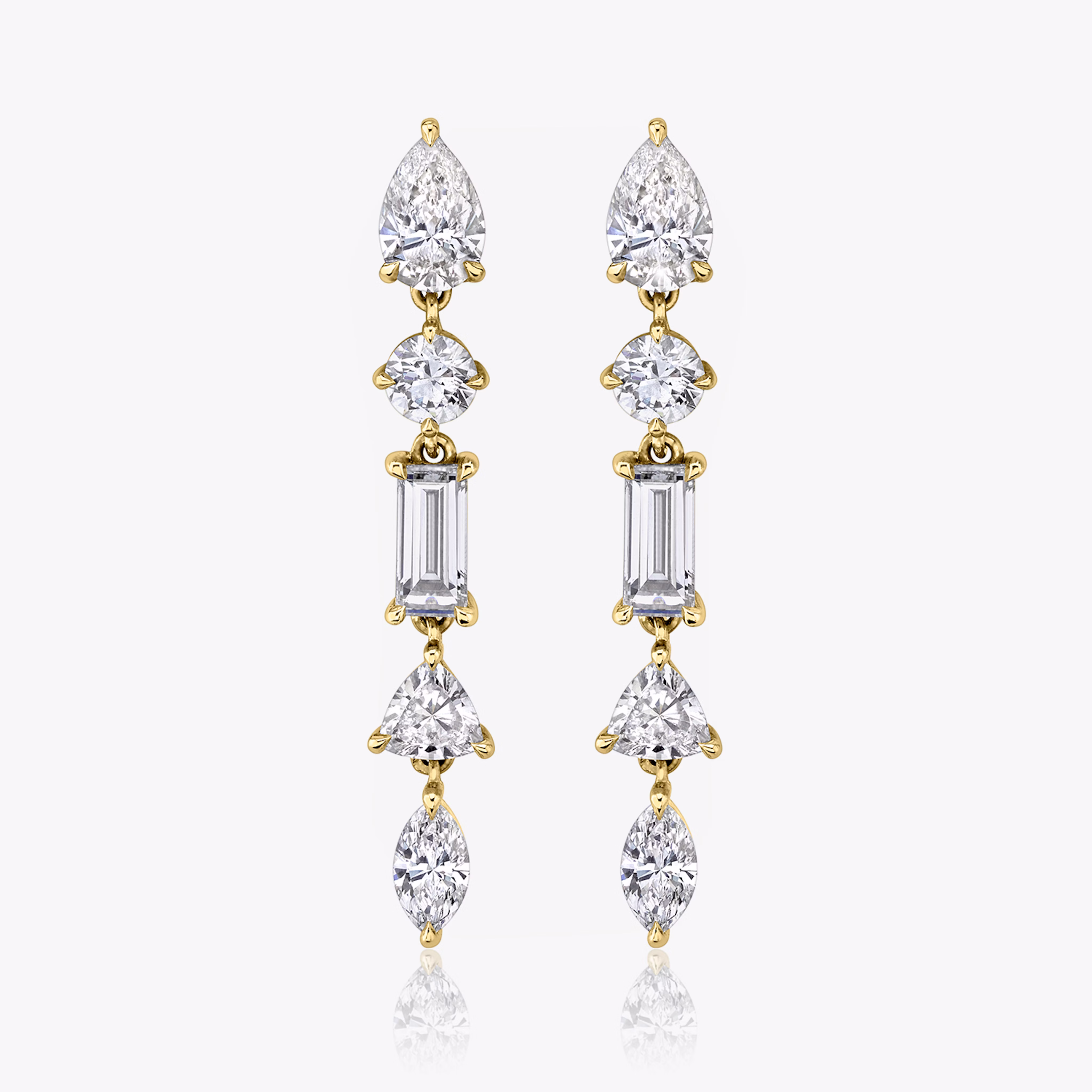 Mixed Drop Earrings
