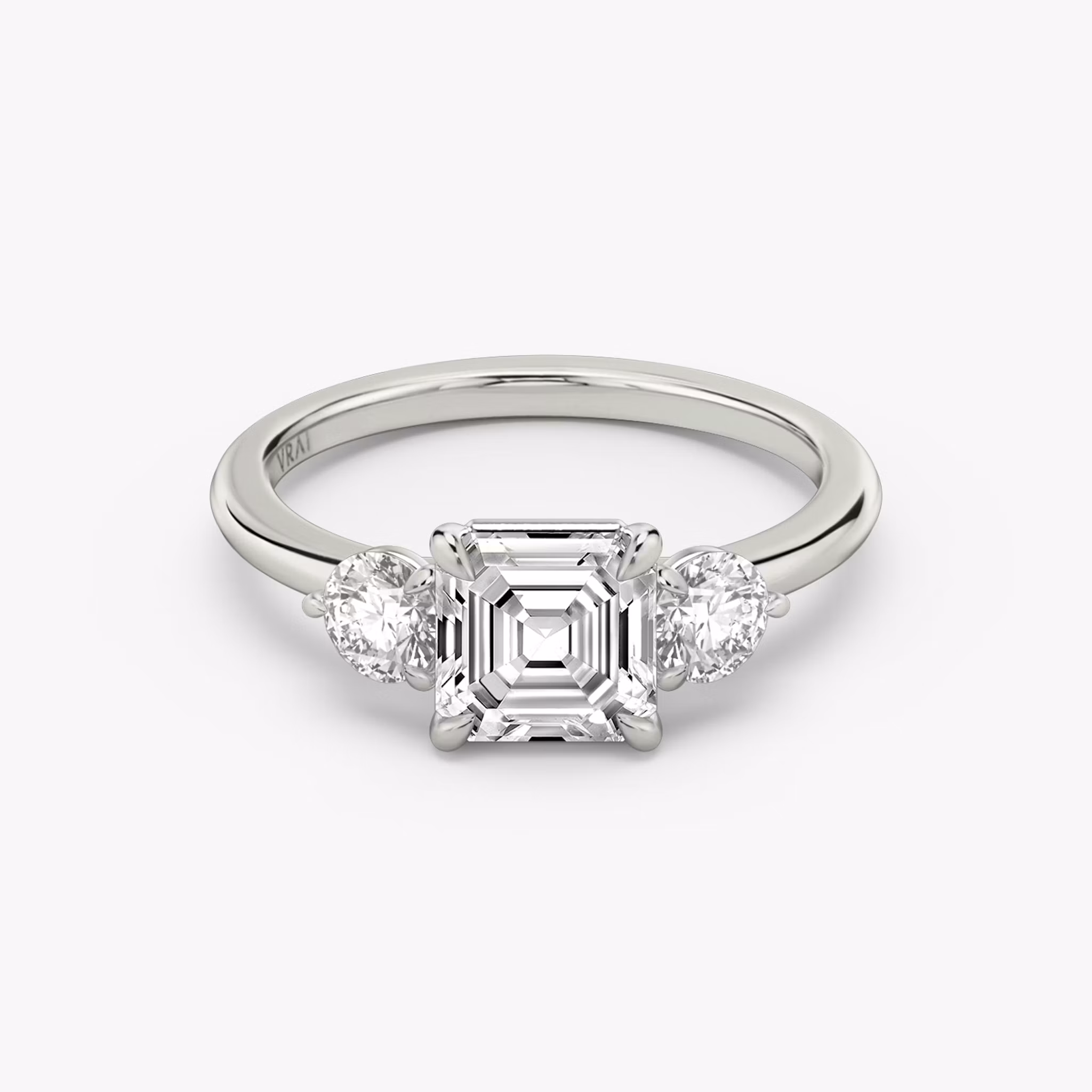 Three Stone Asscher | Platinum
