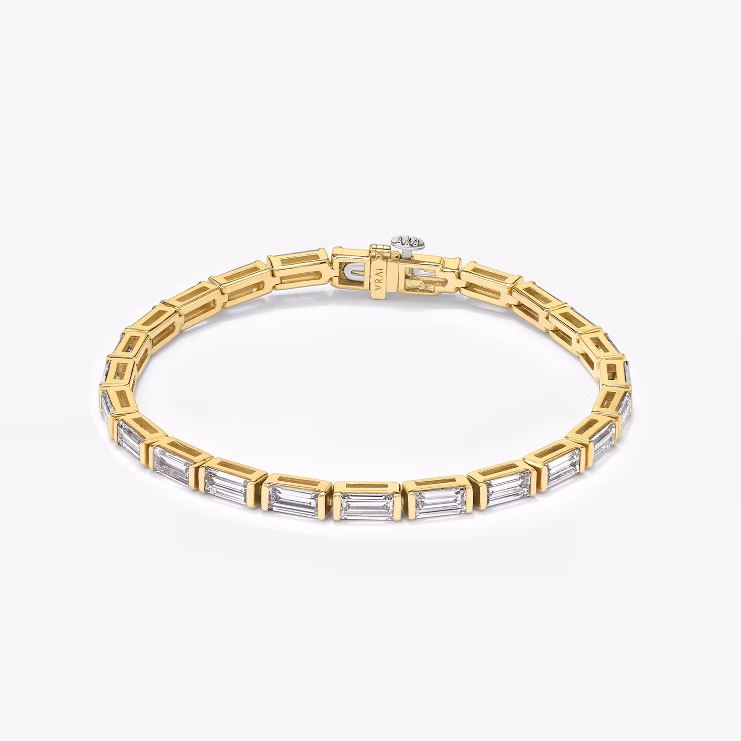 Baguette Tennis Bracelet Baguette | Yellow Gold
