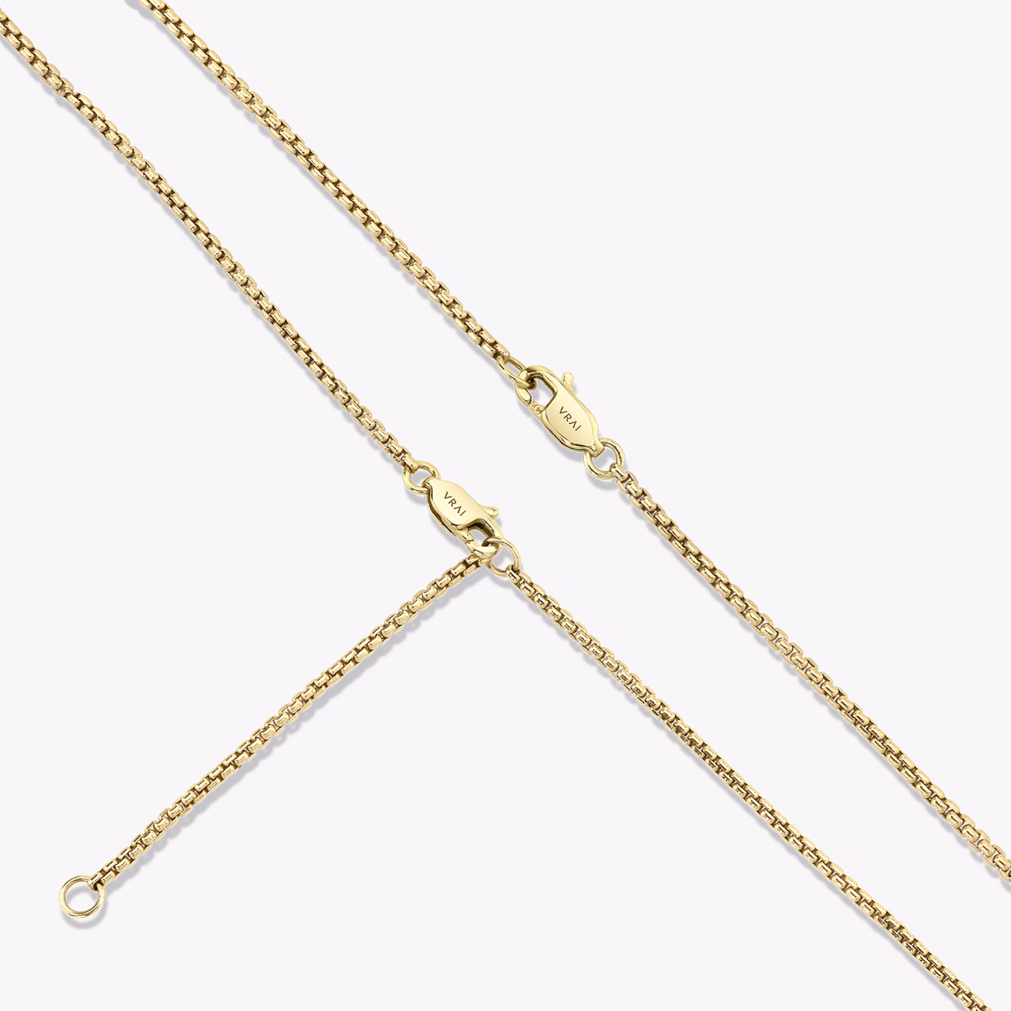 Strength Necklace | Shield | 14k | Yellow Gold | caratWeight: 0.75ct