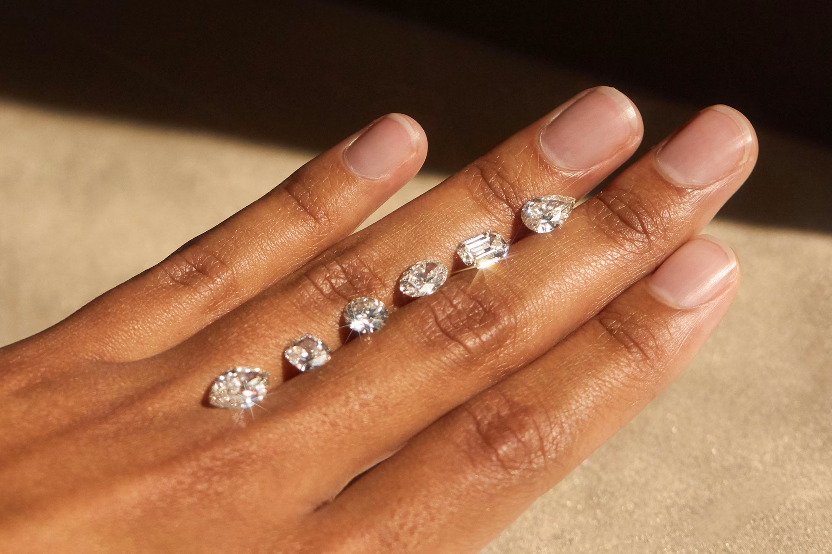 Diamond carat & shape
